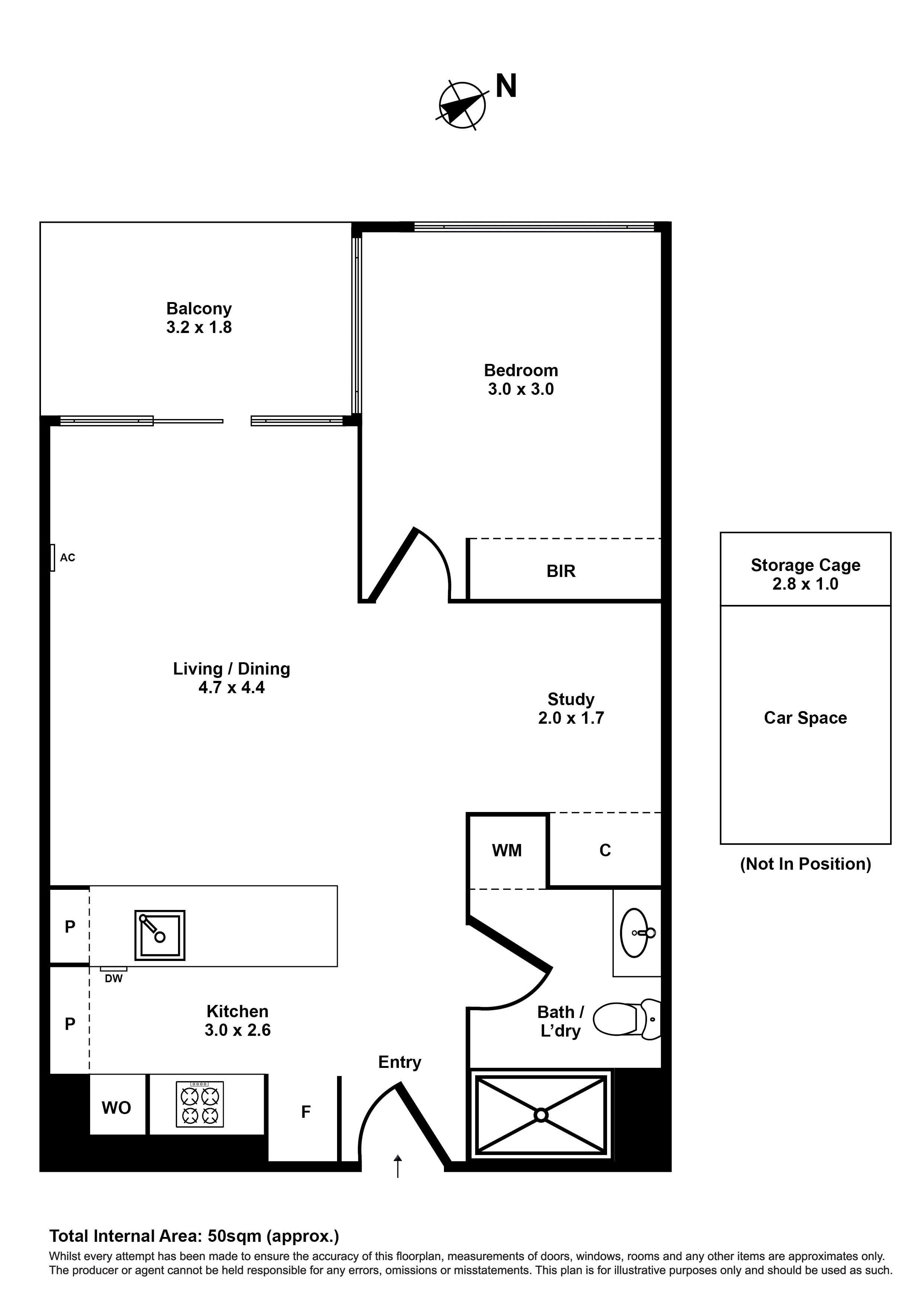 1209/51 Homer Street, Moonee Ponds VIC 3039 - Floorplan