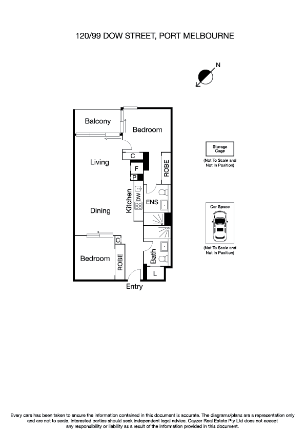 120/99 Dow Street, PORT MELBOURNE VIC 3207 - Floorplan