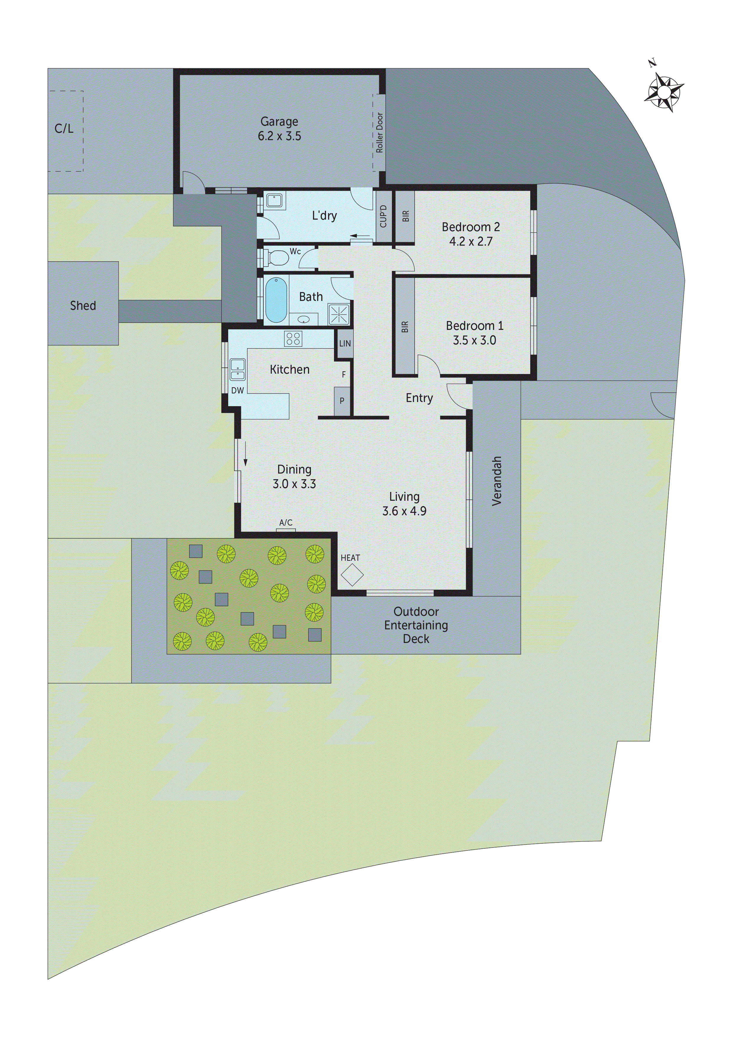 1/21-23 Helmer Crescent, Thomson VIC 3219 - Floorplan