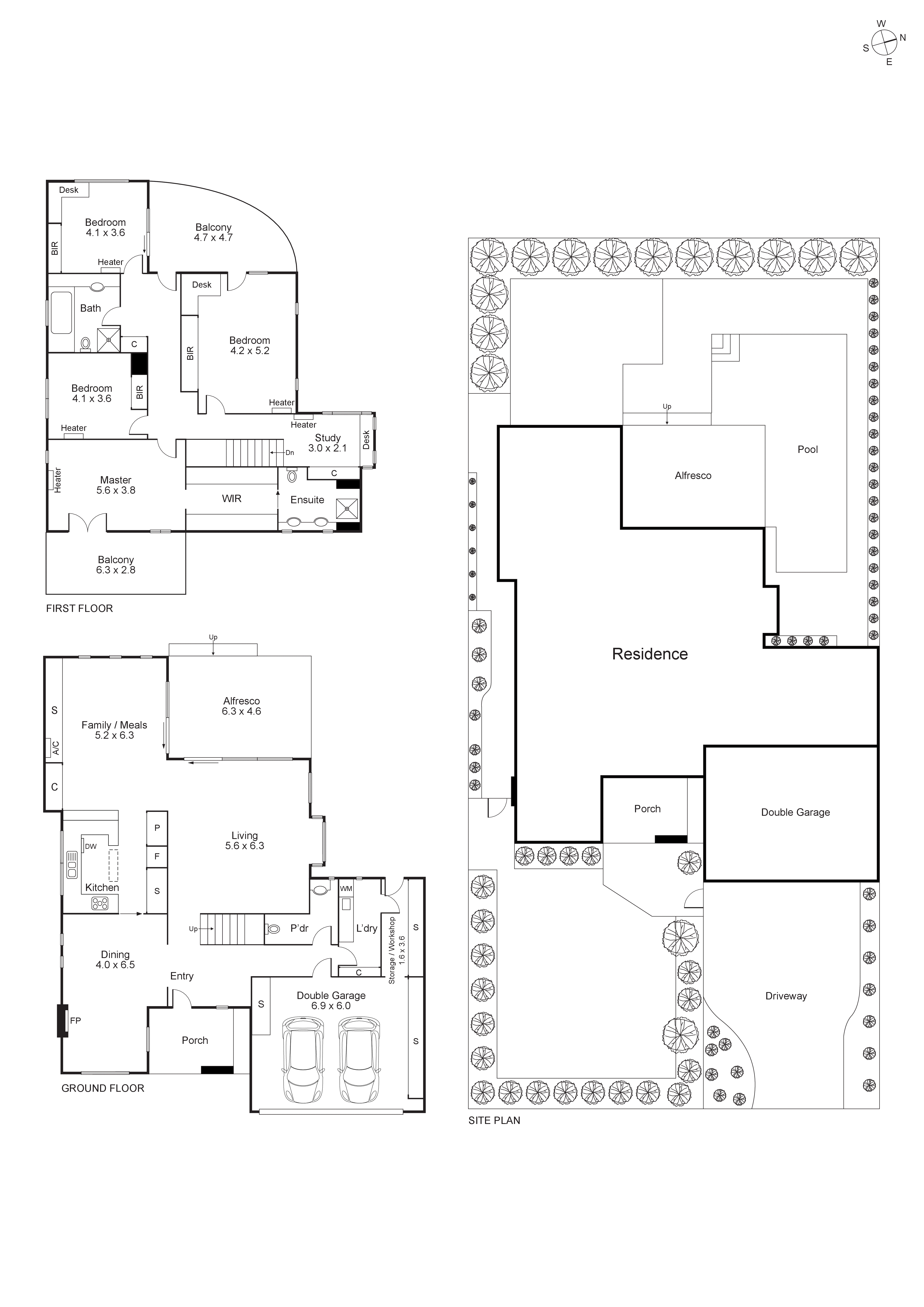 121 Dalgetty Road, Beaumaris VIC 3193 - Floorplan