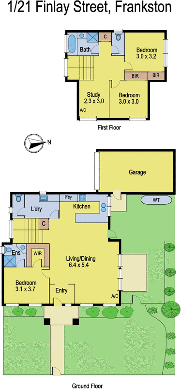 1/21 Finlay Street, Frankston VIC 3199 - Floorplan