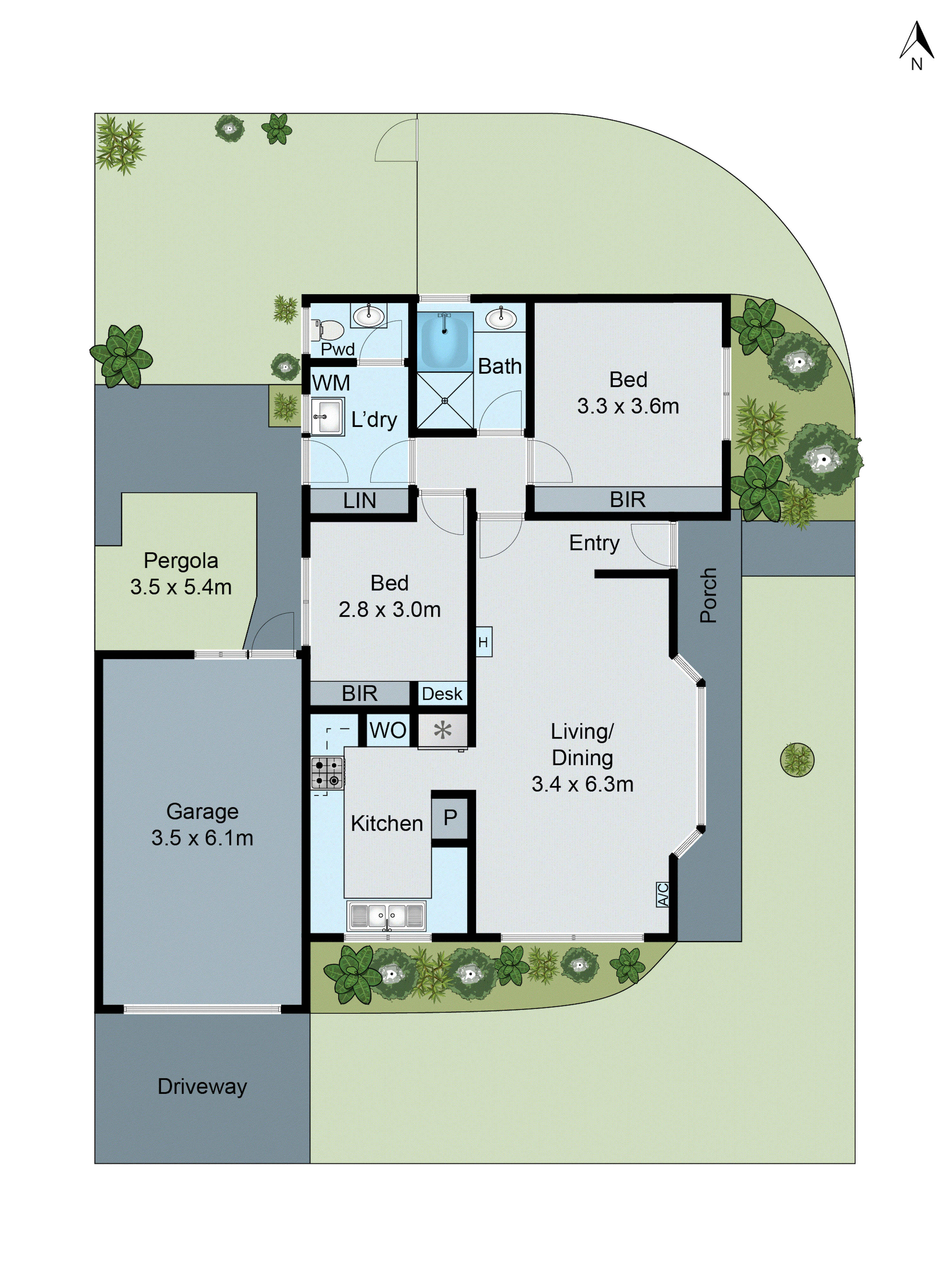 1/21 Kimberley Avenue, Drysdale VIC 3222 - Floorplan