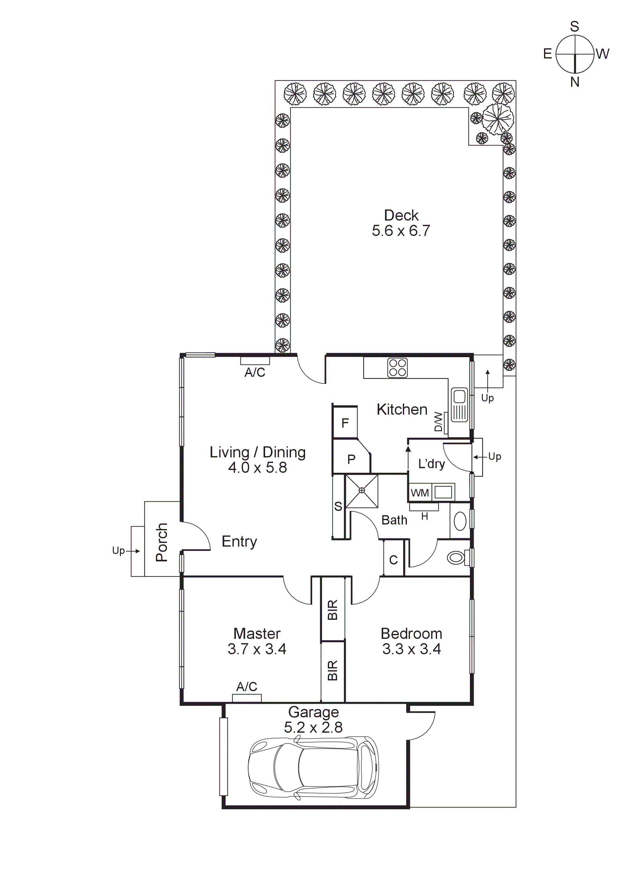 1/21 Pacific Boulevard, Beaumaris VIC 3193 - Floorplan