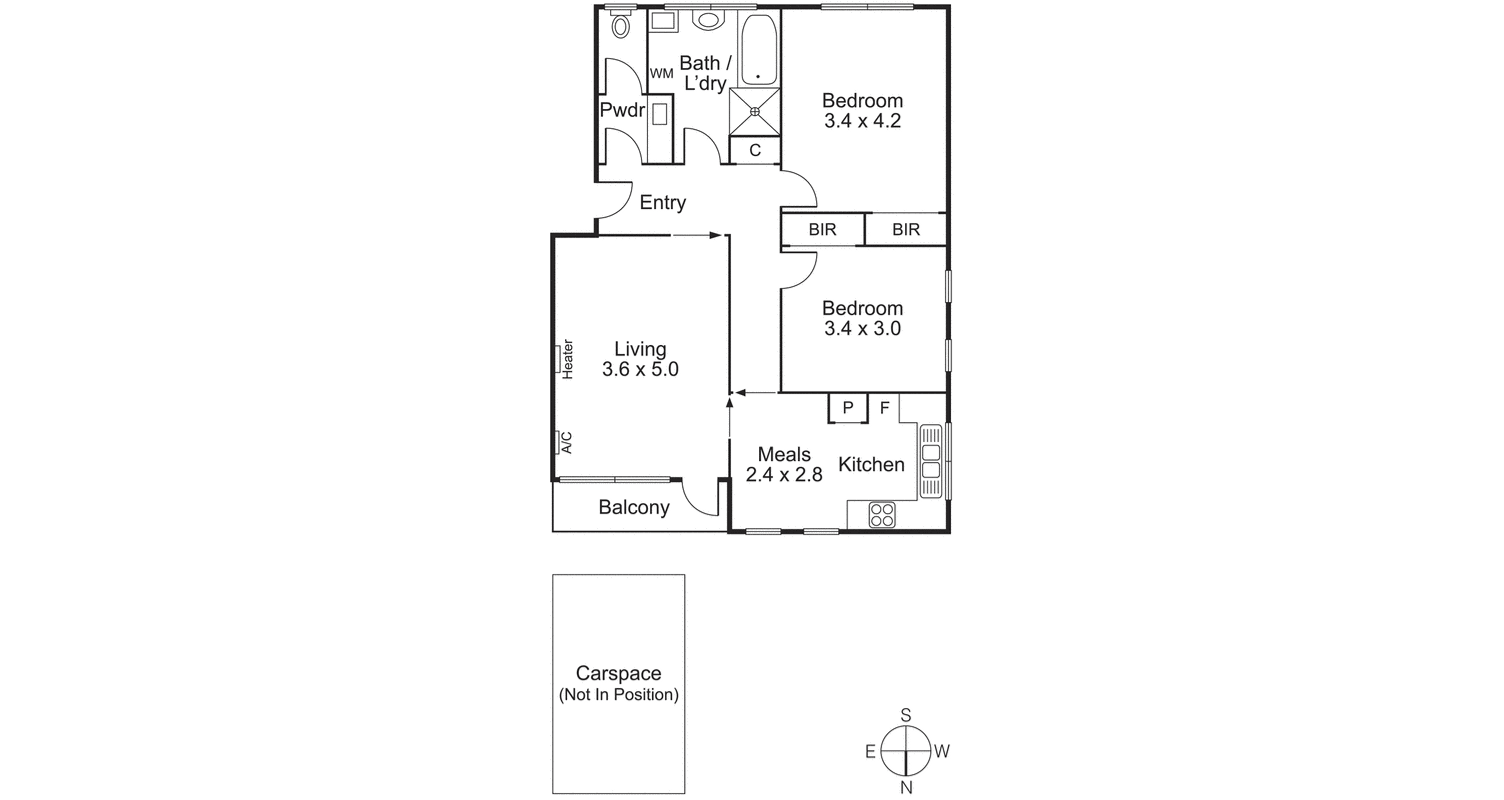 12/1015 Glenhuntly Road, CAULFIELD SOUTH VIC 3162 - Floorplan