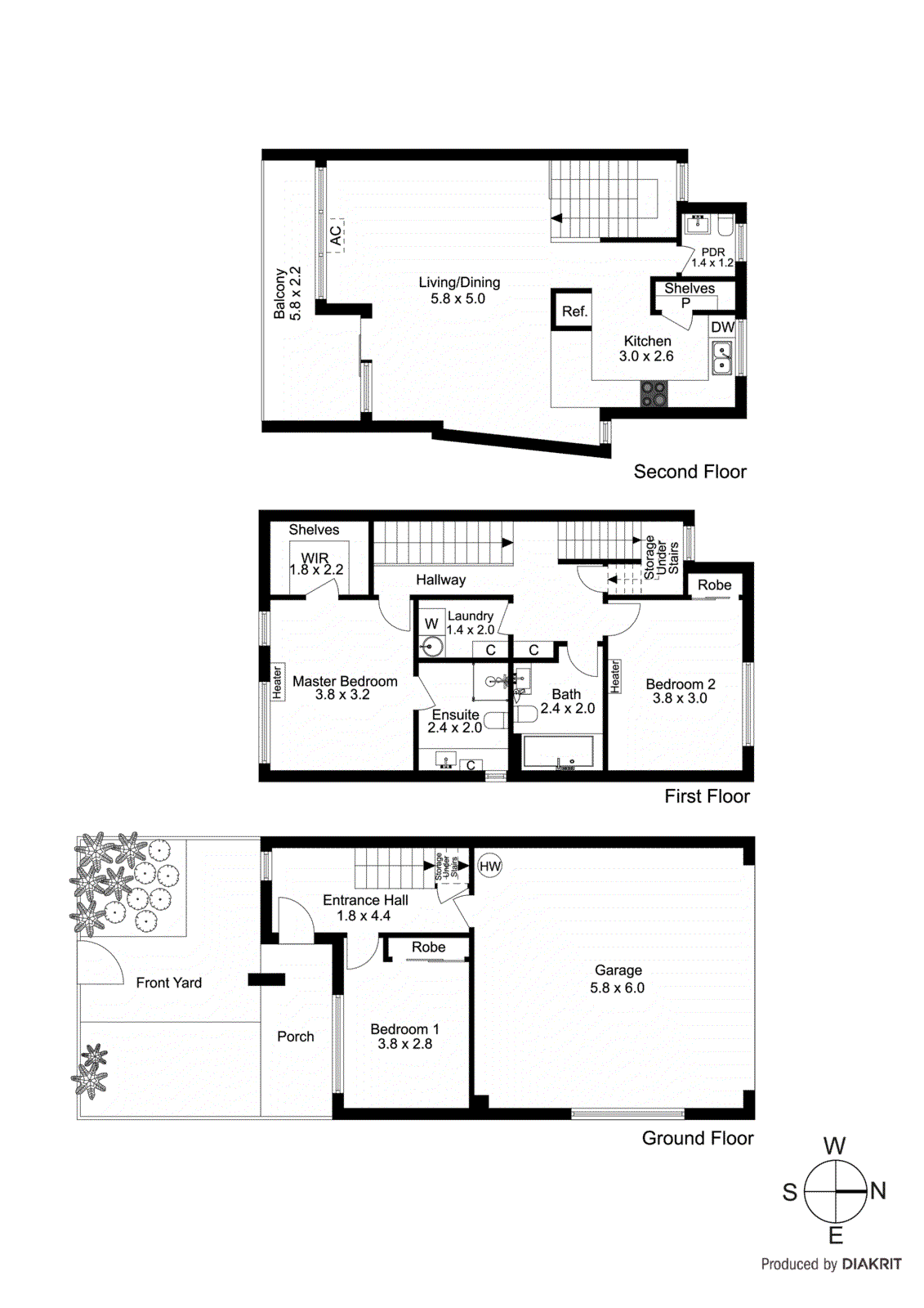12/107 Nepean Highway, Seaford VIC 3198 - Floorplan
