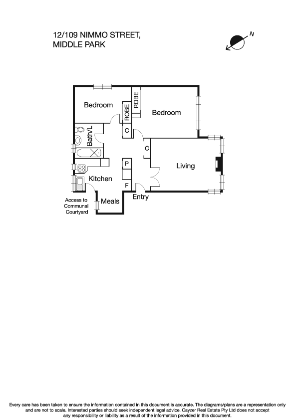 12/109 Nimmo Street, MIDDLE PARK VIC 3206 - Floorplan