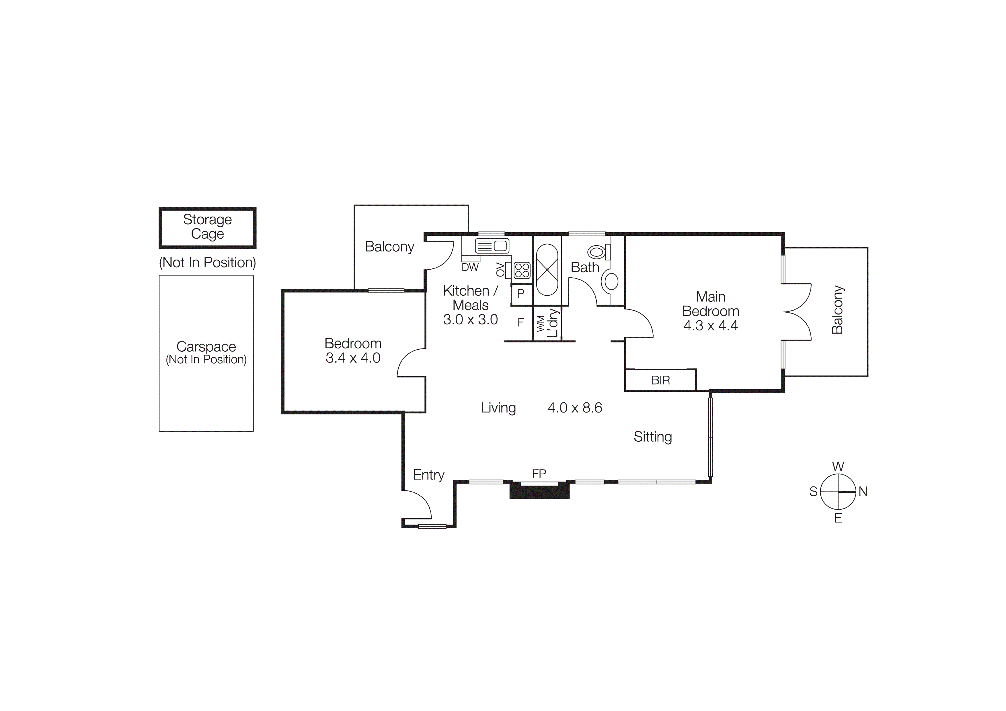 12/110 Martin Street, Brighton VIC 3186 - Floorplan