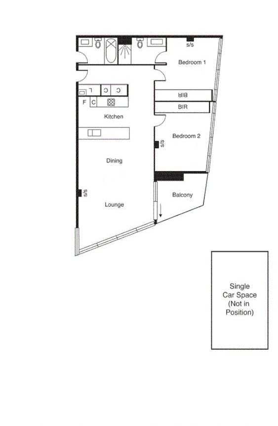 1211/3-5 St Kilda Road, ST KILDA VIC 3182 - Floorplan