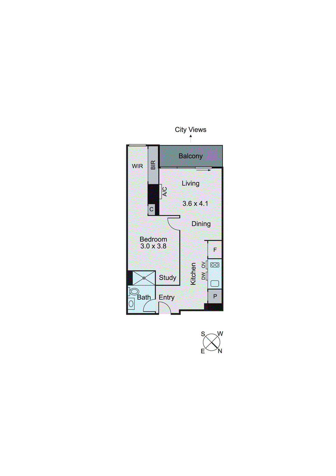 1212/135 City Road, Southbank VIC 3006 - Floorplan