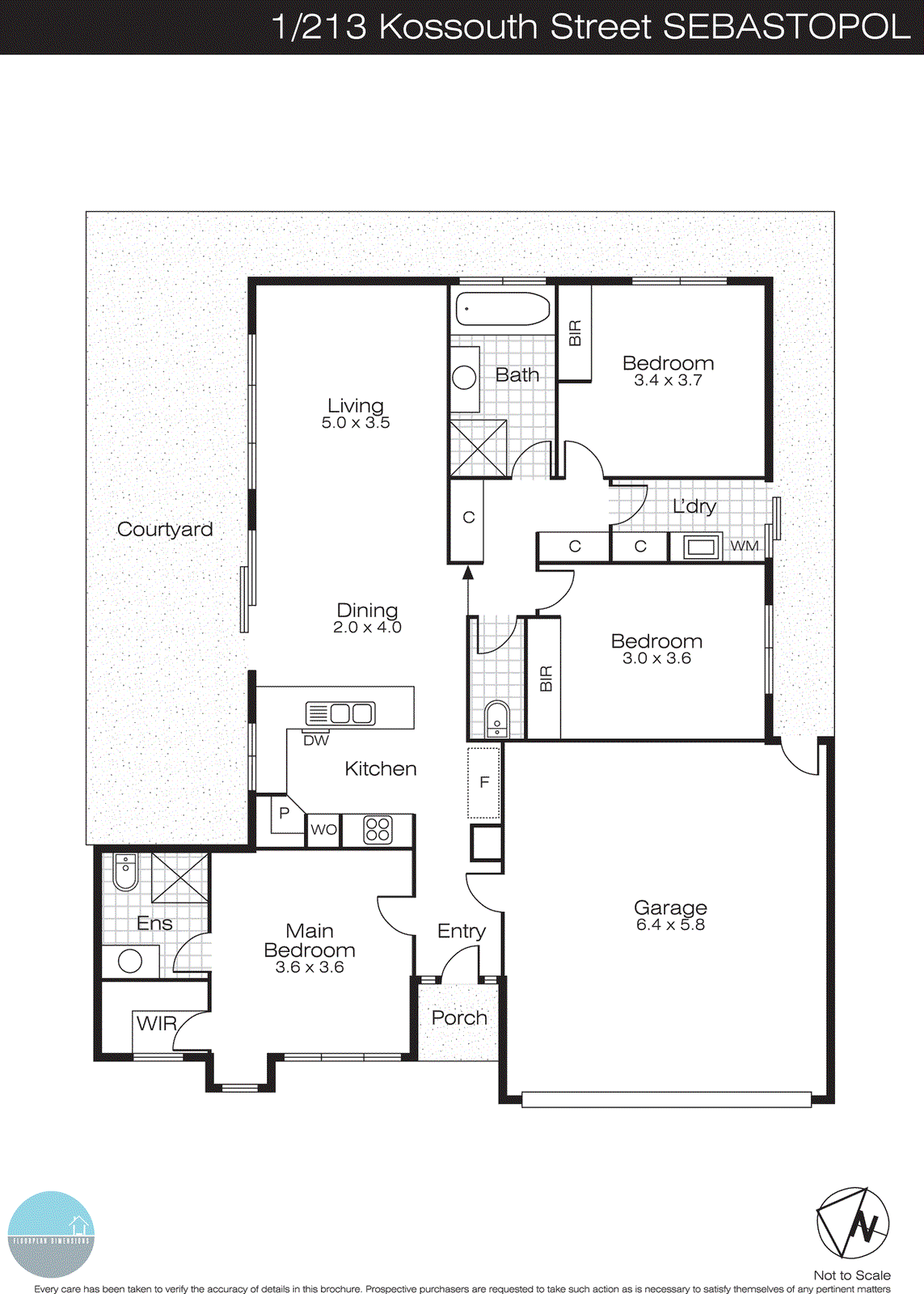 1/213 Kossuth Street, Sebastopol VIC 3356 - Floorplan
