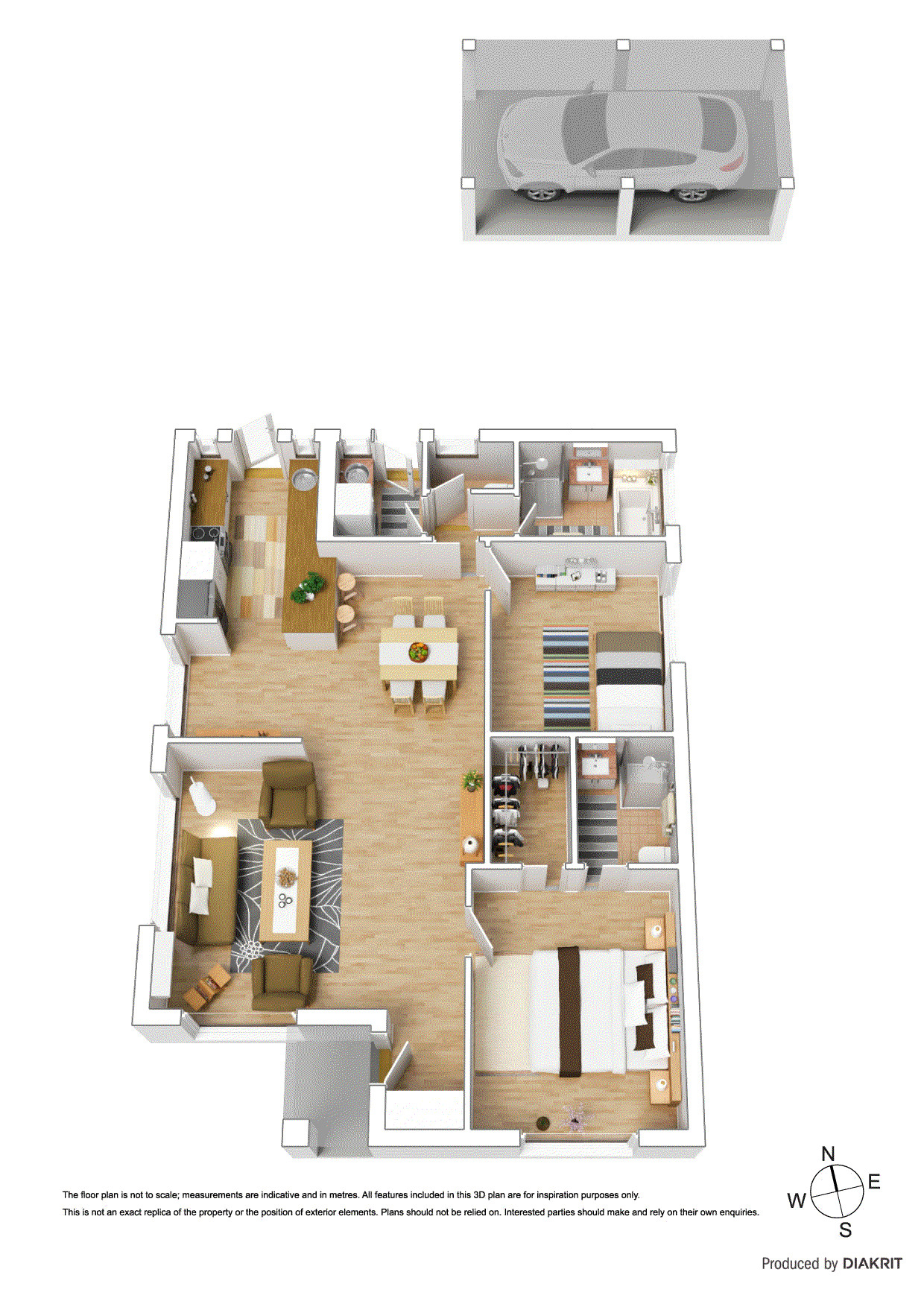 1/215 Dandelion Drive, Rowville VIC 3178 - Floorplan
