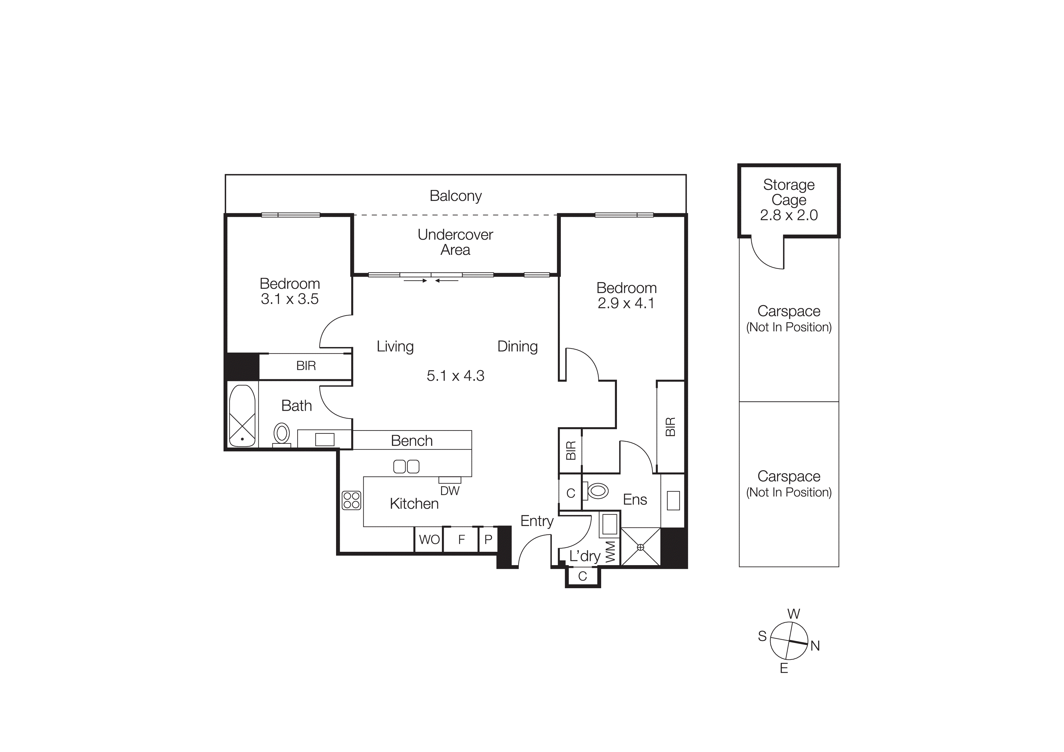 12/15 Liardet Street, Port Melbourne VIC 3207 - Floorplan