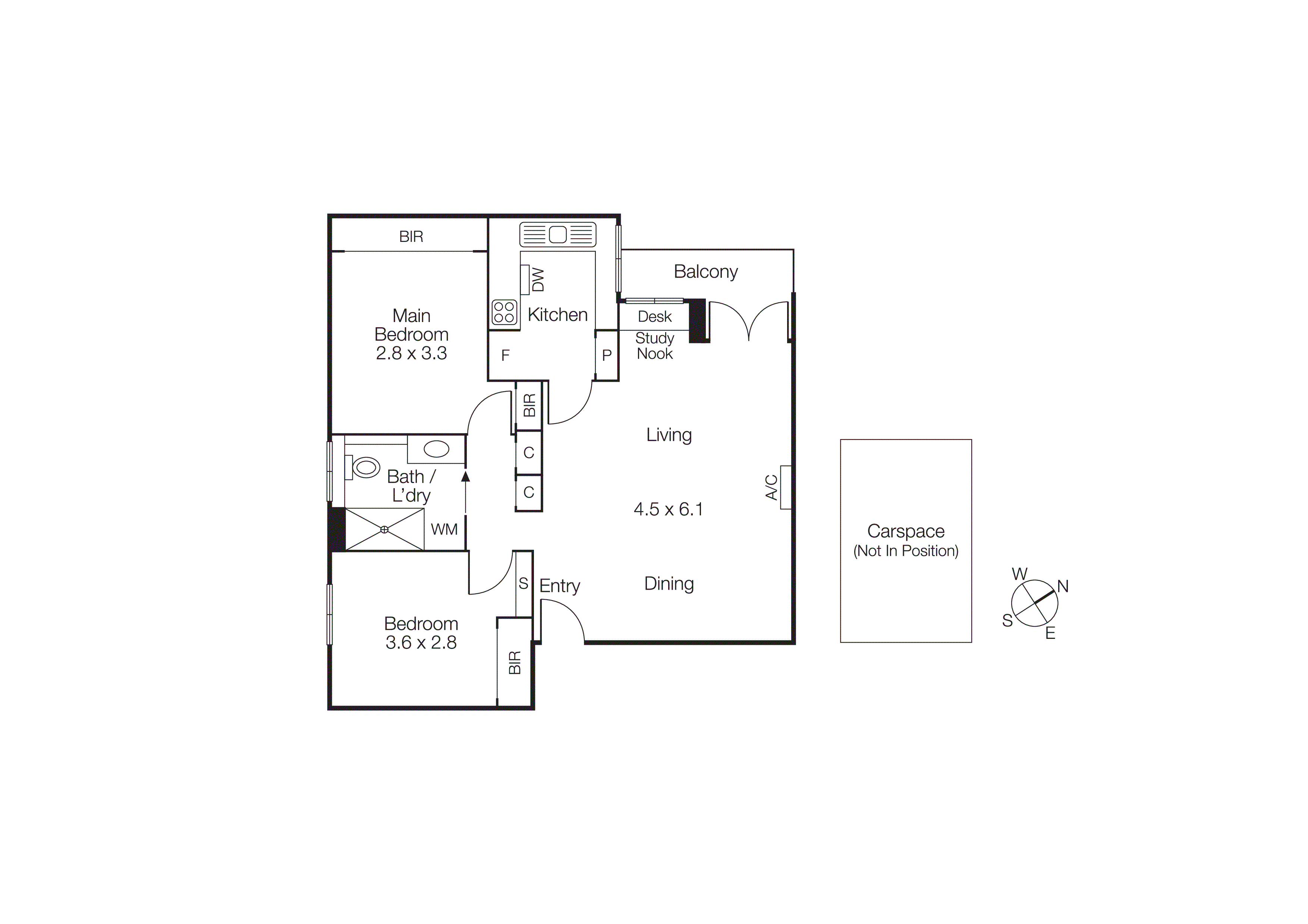 12/158 Bridge Street, Port Melbourne VIC 3207 - Floorplan