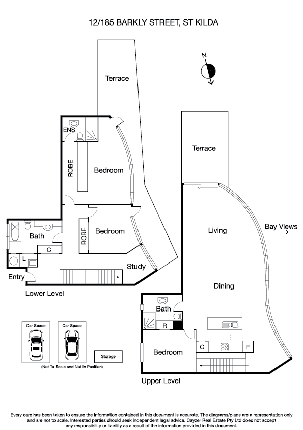12/185 Barkly Street, ST KILDA VIC 3182 - Floorplan