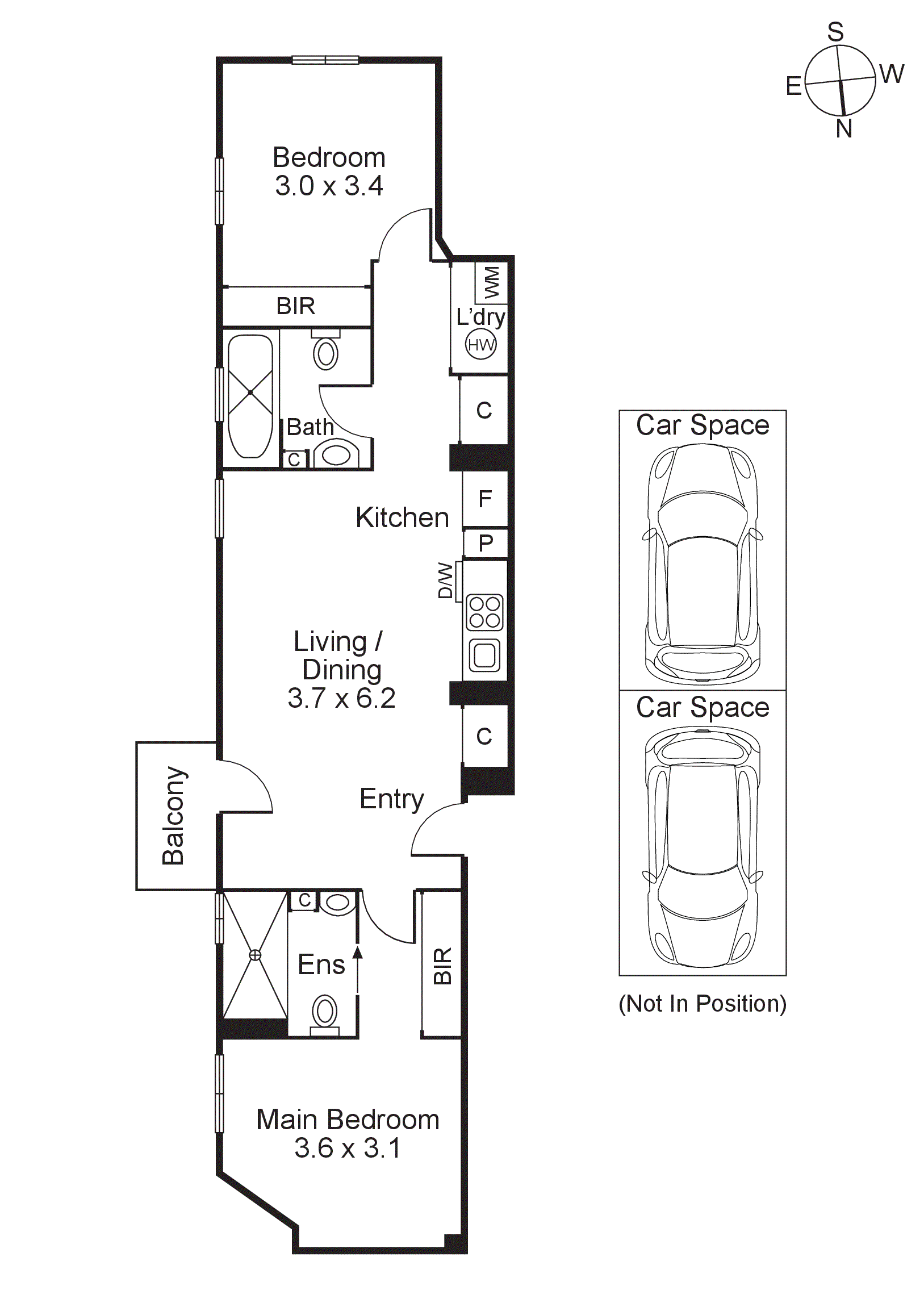 121/9 Commercial Road, Melbourne VIC 3004 - Floorplan