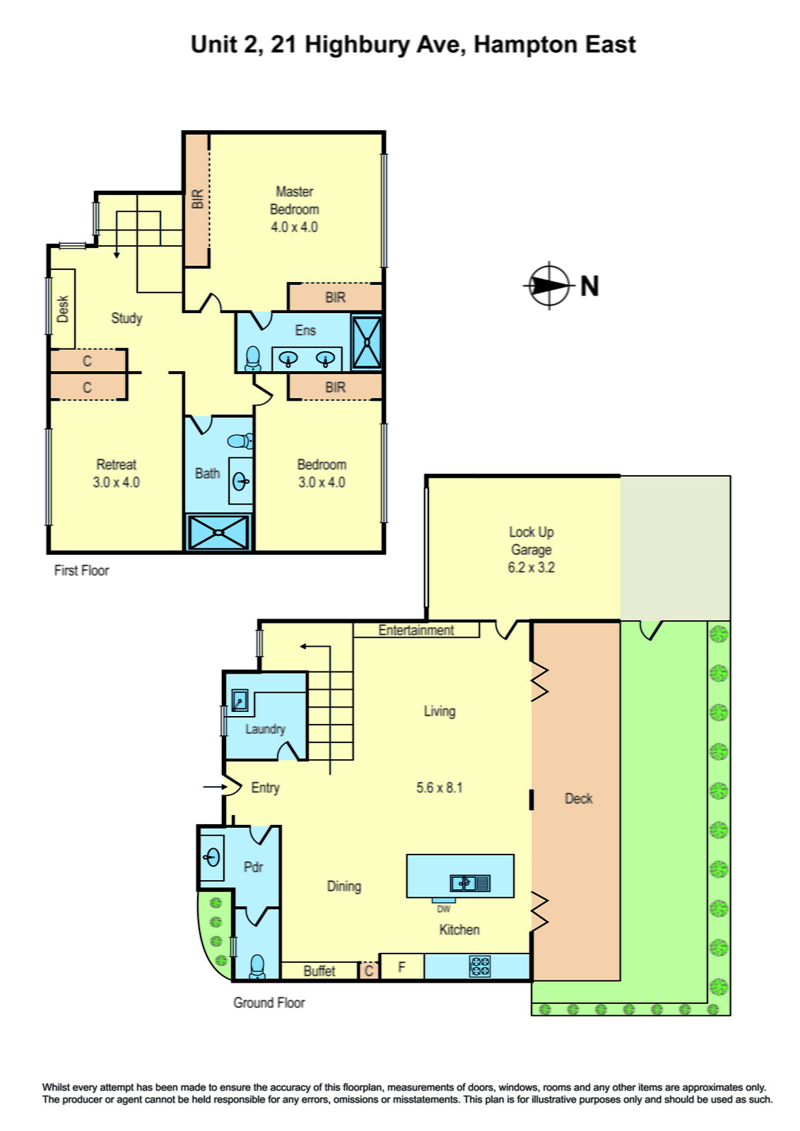 1/21B Highbury Avenue, Hampton East VIC 3188 - Floorplan