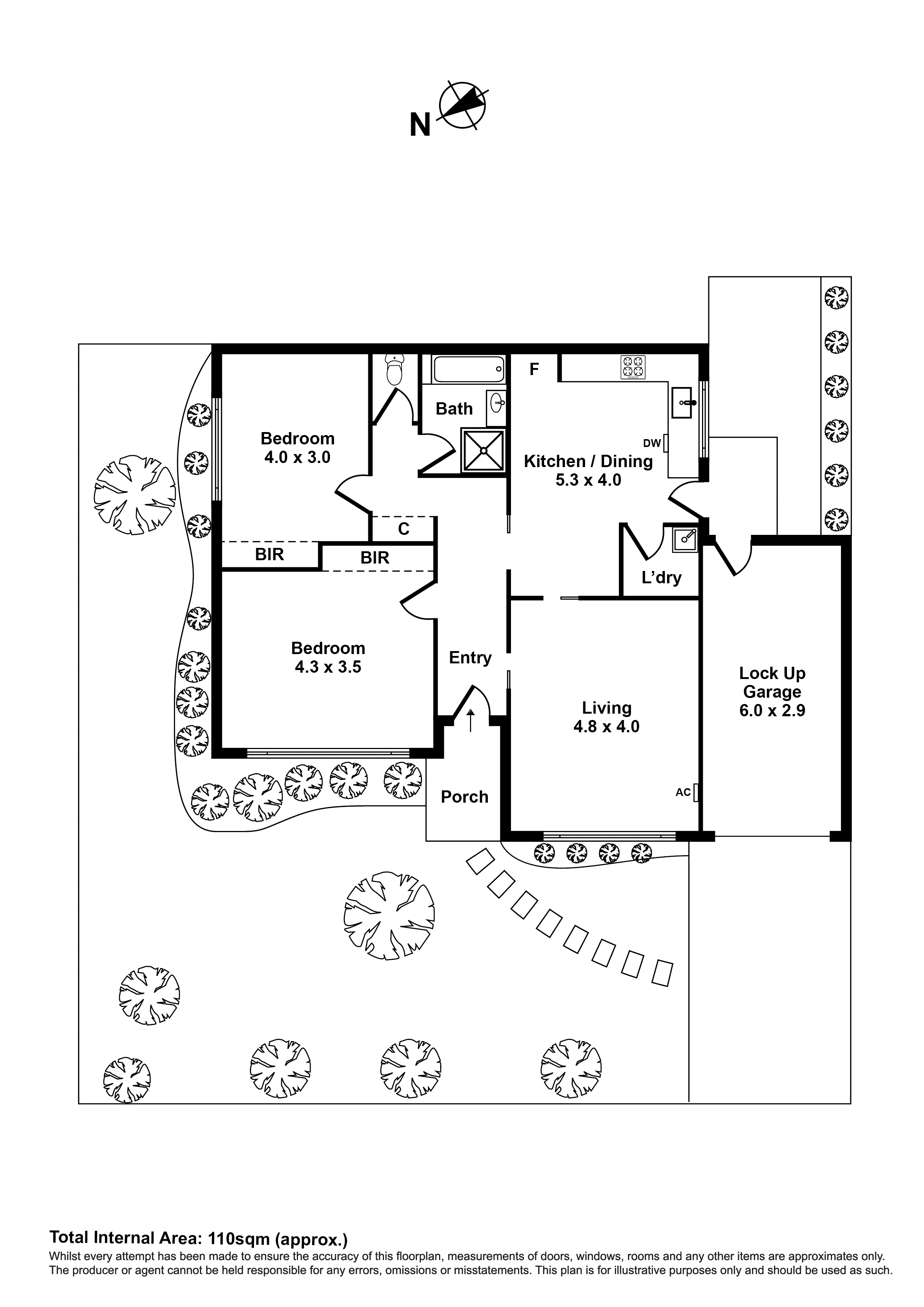 1/22 David Street, Altona VIC 3018 - Floorplan
