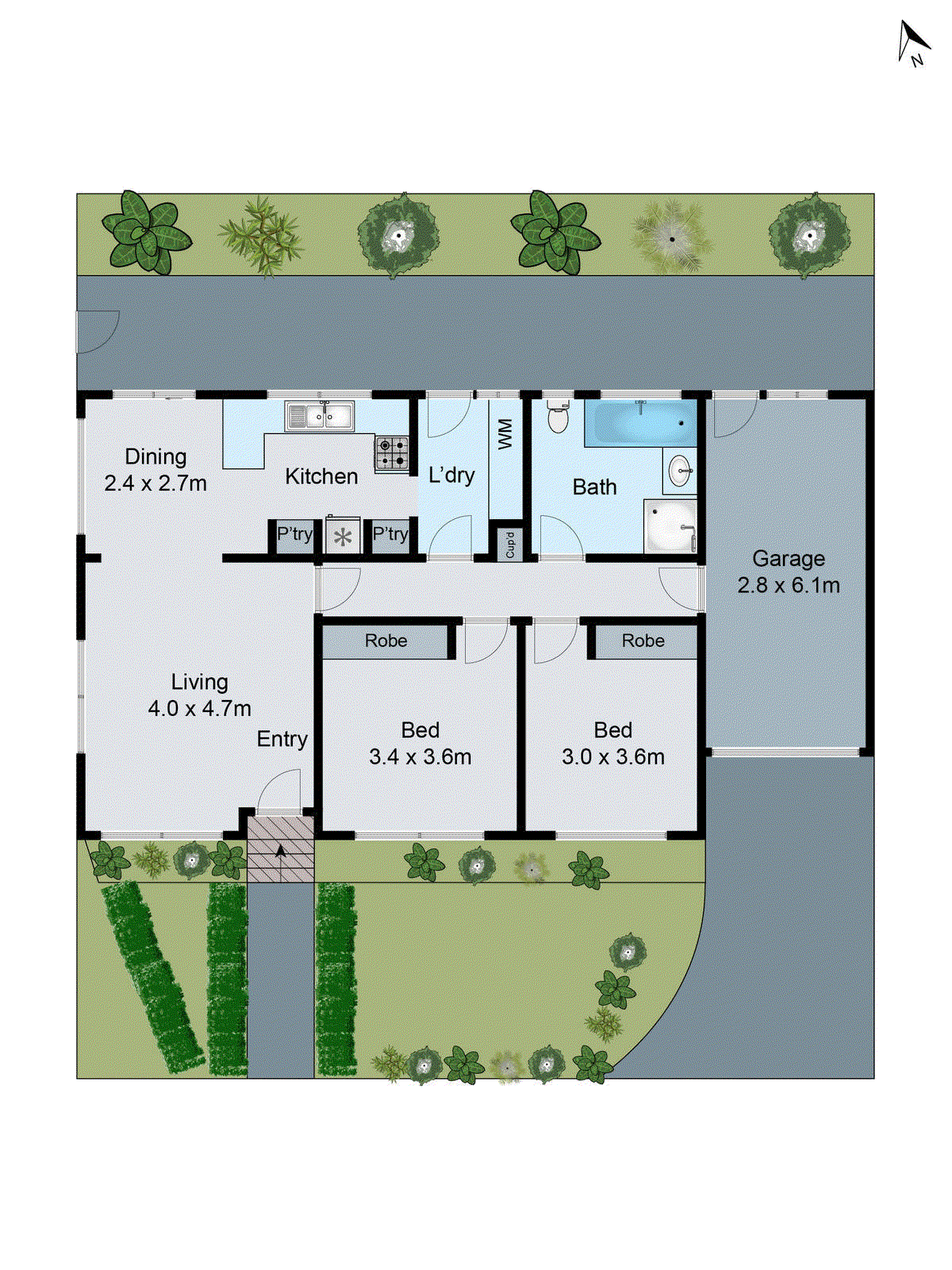 1/22 Elizabeth Street, Highton VIC 3216 - Floorplan