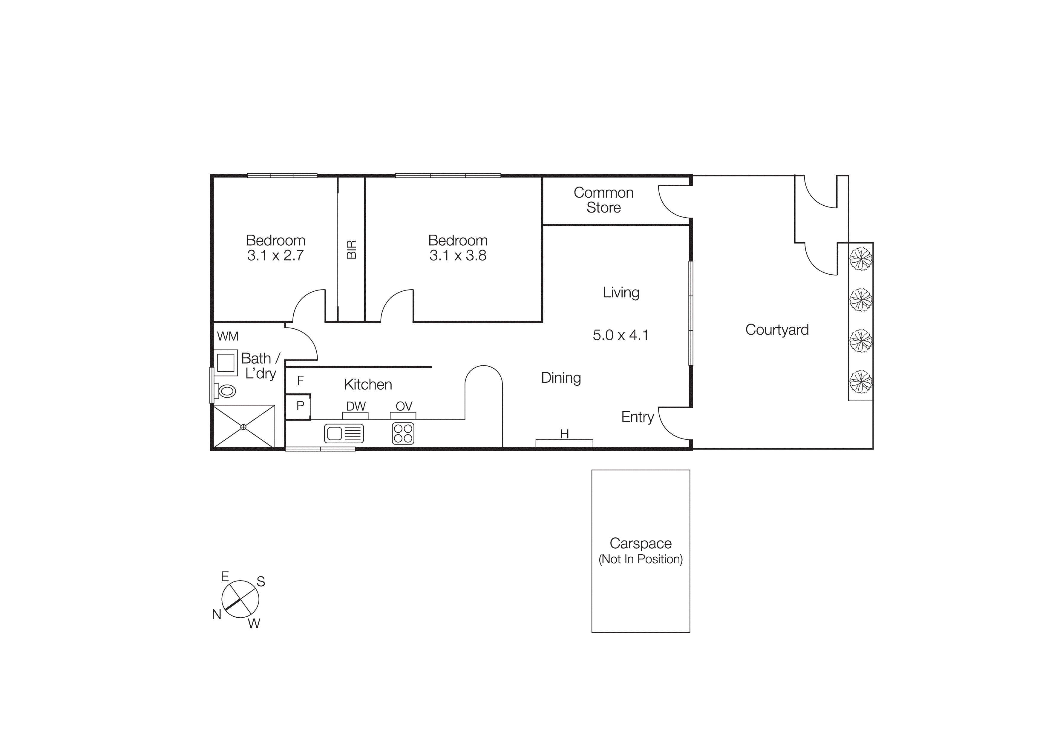 1/22 Gibbs Street, Balaclava VIC 3183 - Floorplan