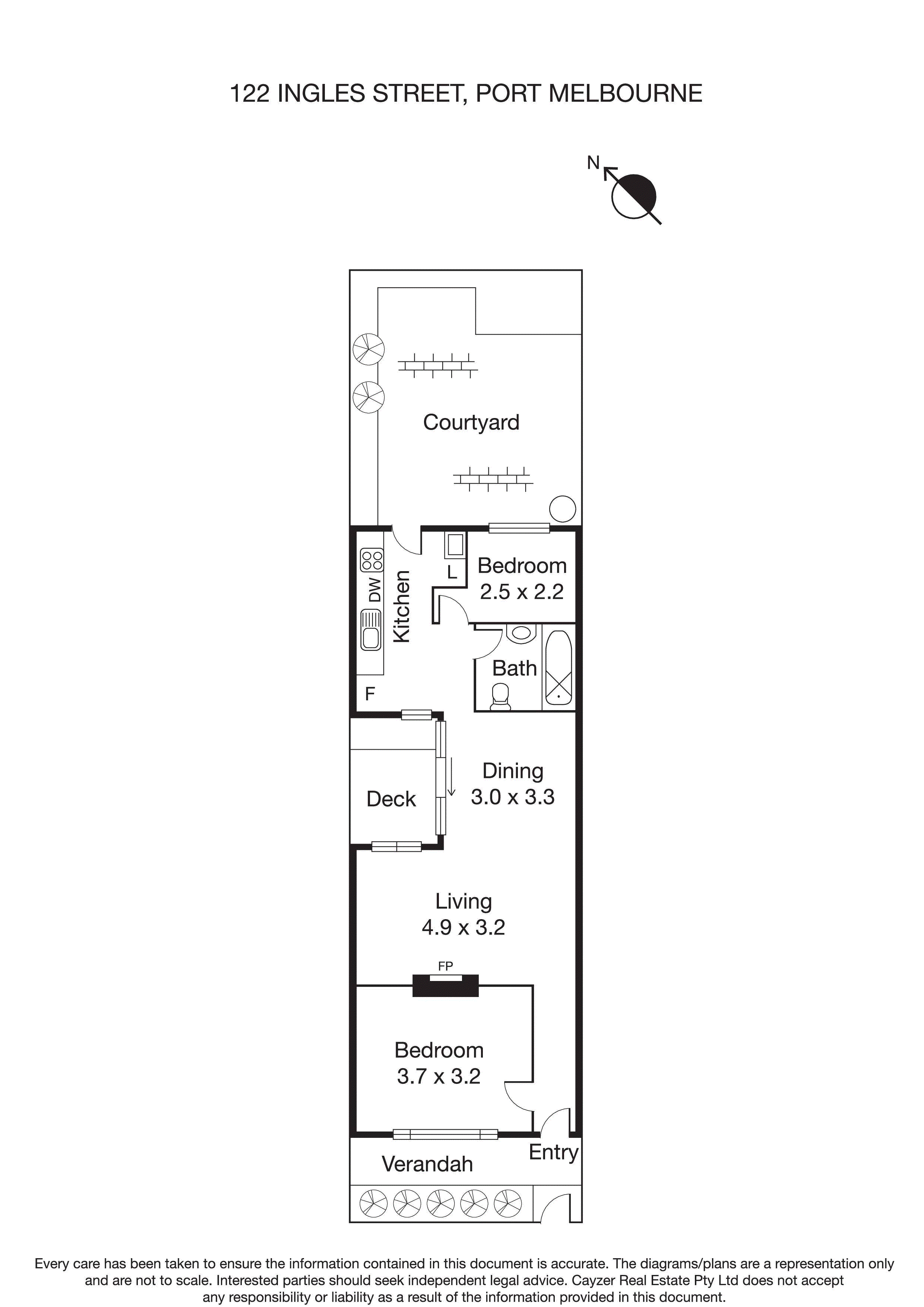 122 Ingles Street, PORT MELBOURNE VIC 3207 - Floorplan