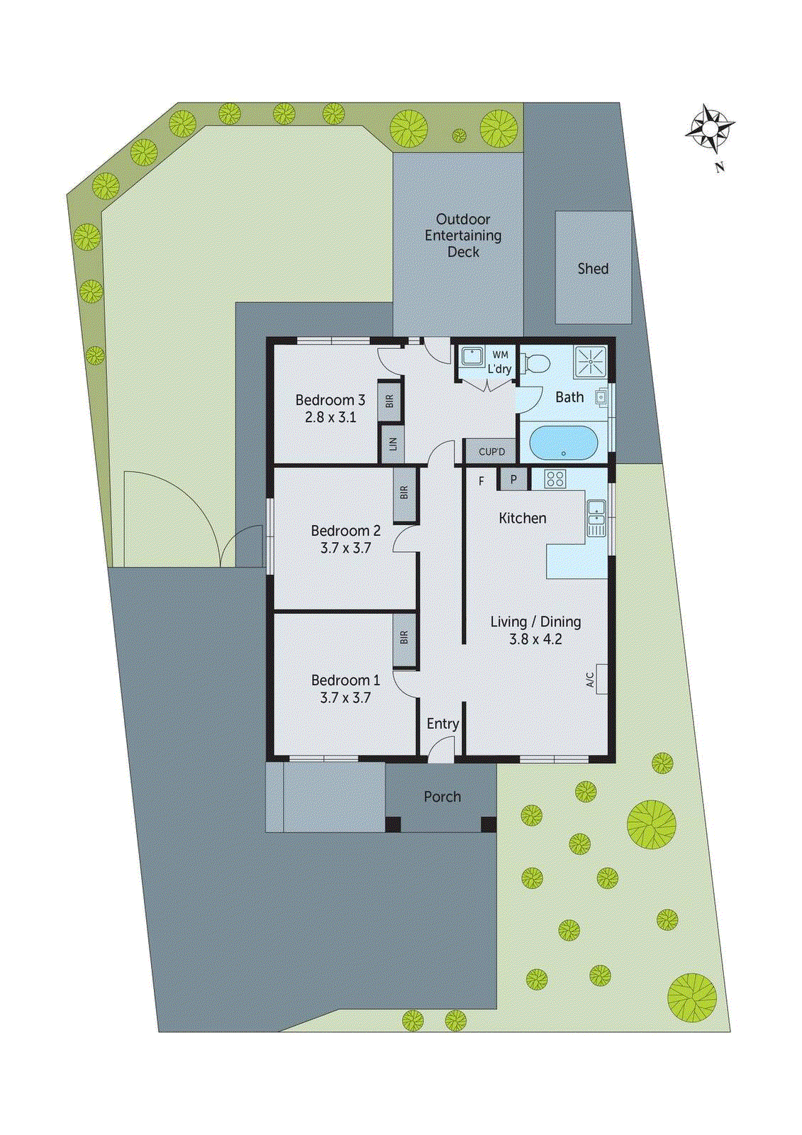 1/22 Lancaster Avenue, Newcomb VIC 3219 - Floorplan