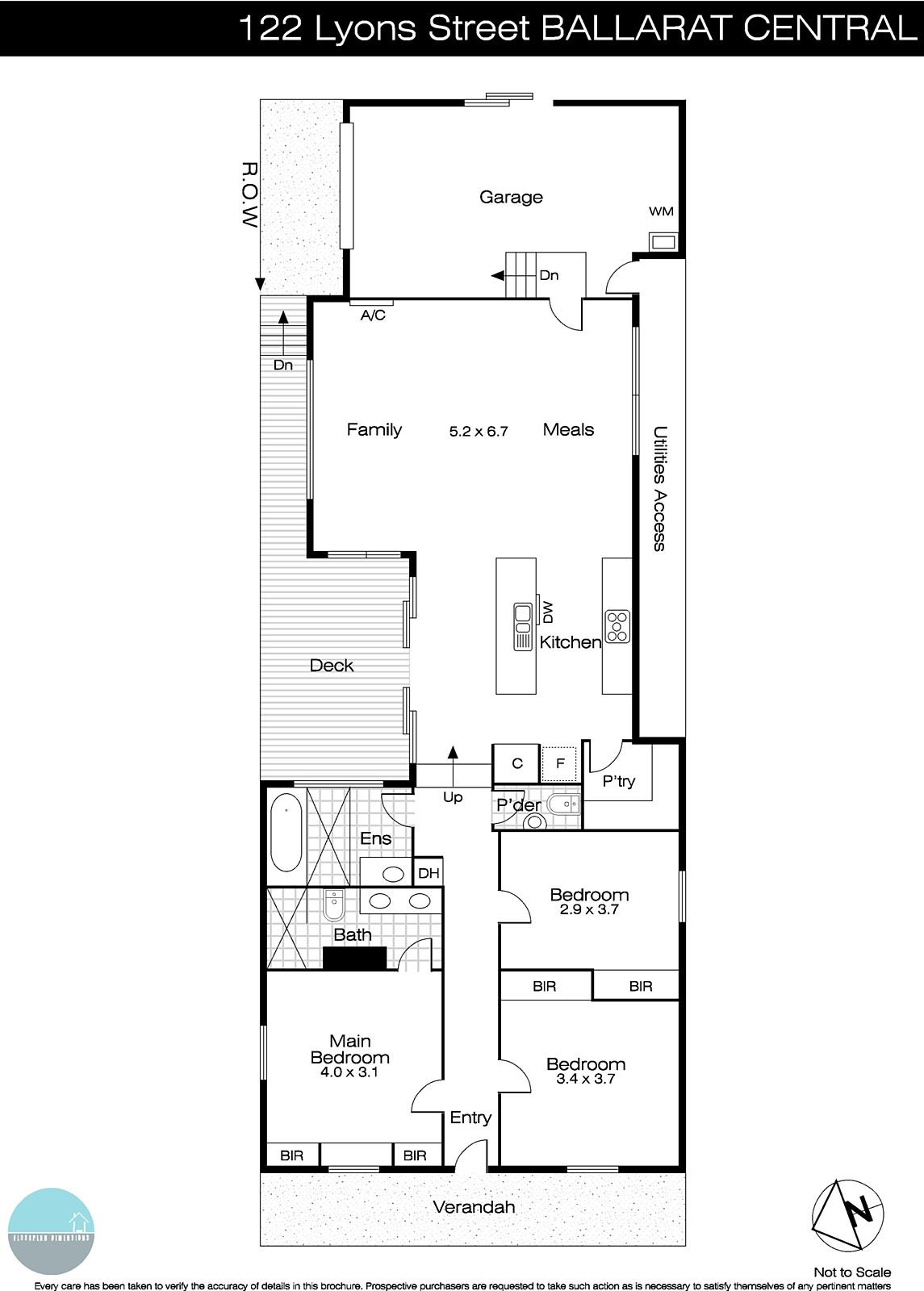 122 Lyons Street North, Ballarat Central VIC 3350 - Floorplan