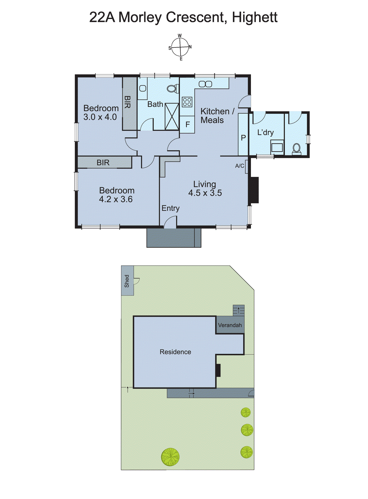 1/22 Morley Crescent, Highett VIC 3190 - Floorplan