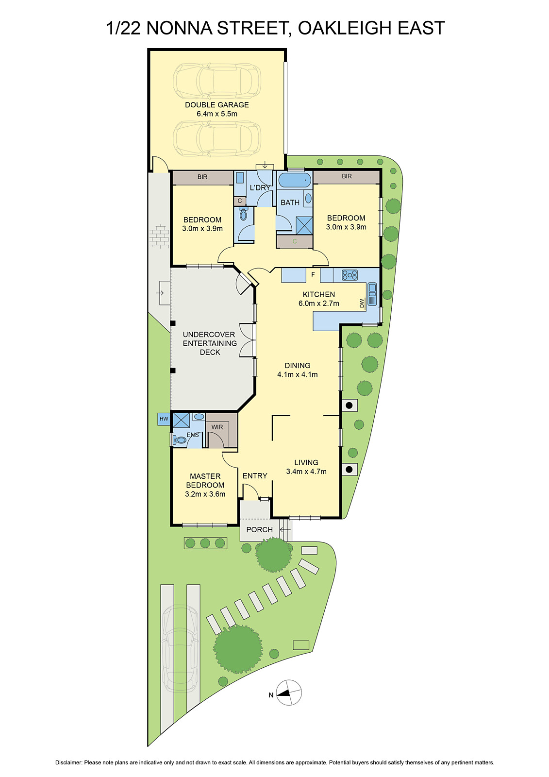 1/22 Nonna Street, Oakleigh East VIC 3166 - Floorplan