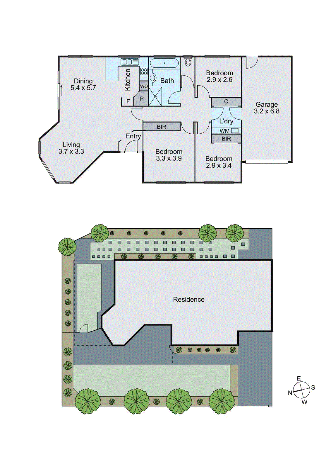 1/22 Palmerston Grove, Oakleigh VIC 3166 - Floorplan