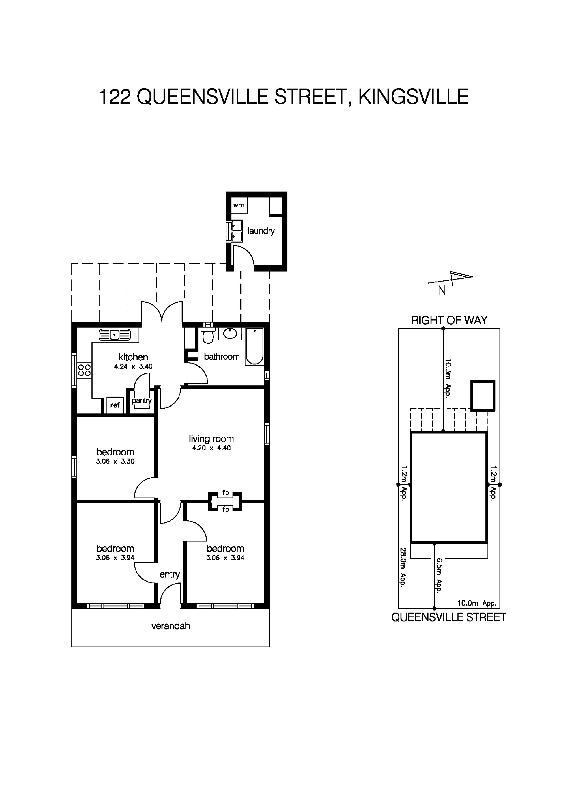 122 Queensville Street, KINGSVILLE VIC 3012 - Floorplan