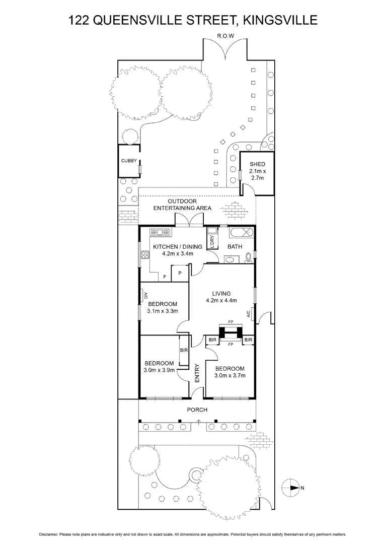 122 Queensville Street, Kingsville VIC 3012 - Floorplan