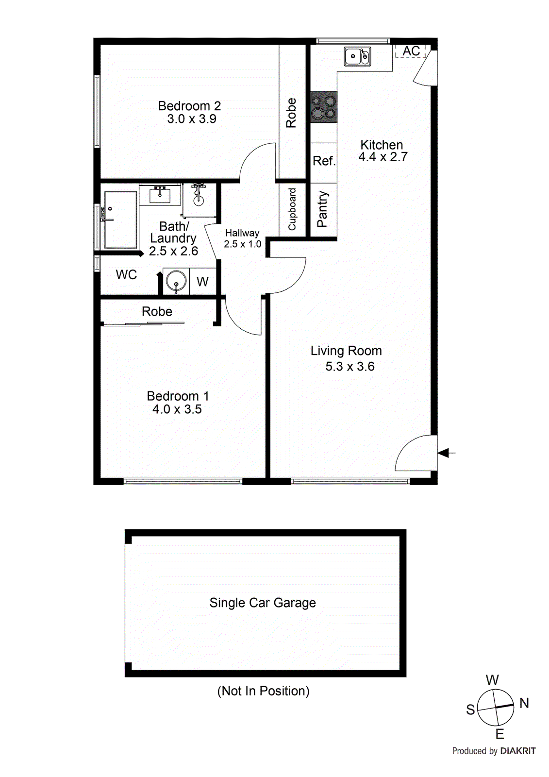 1/220 Warrigal Road, Camberwell VIC 3124 - Floorplan