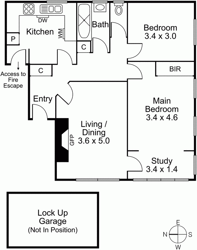 12/205 Alma Road, ST KILDA EAST VIC 3183 - Floorplan