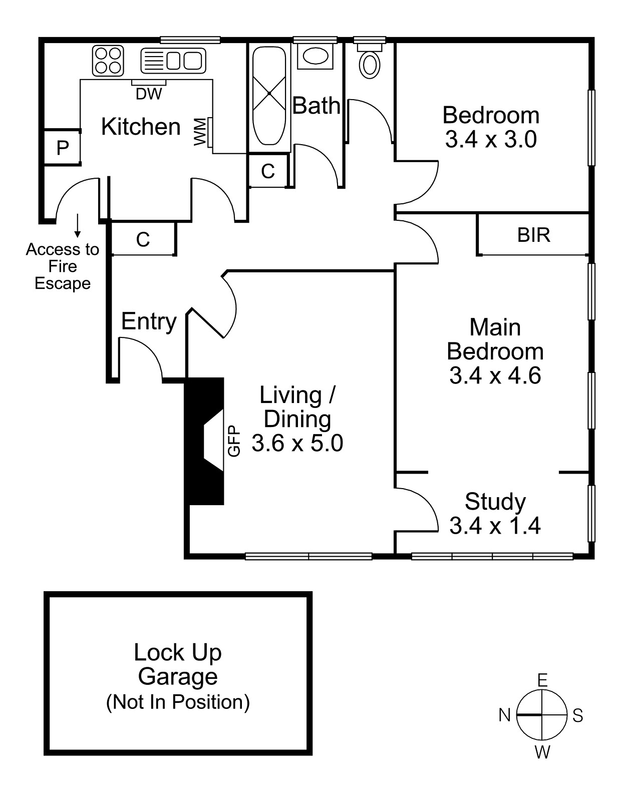 12/205 Alma Road, St Kilda East VIC 3183 - Floorplan