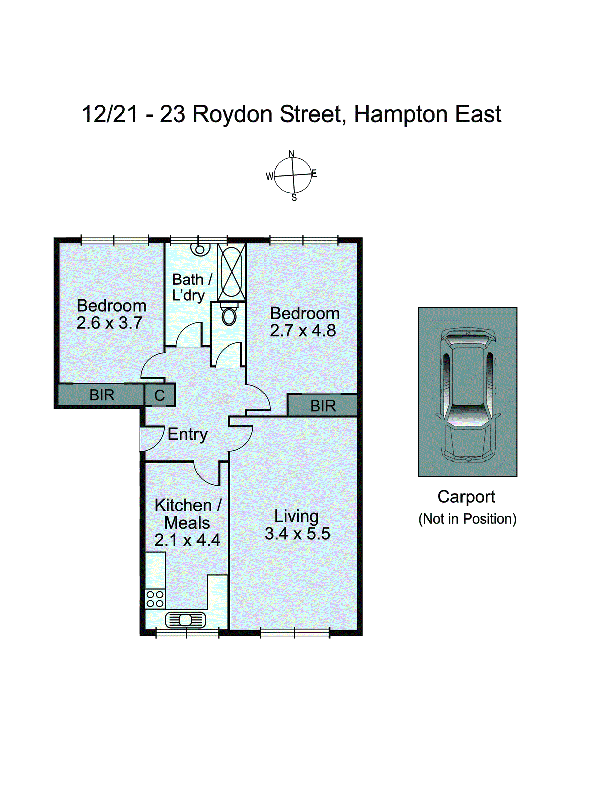 12/21-23 Roydon Street, Hampton East VIC 3188 - Floorplan
