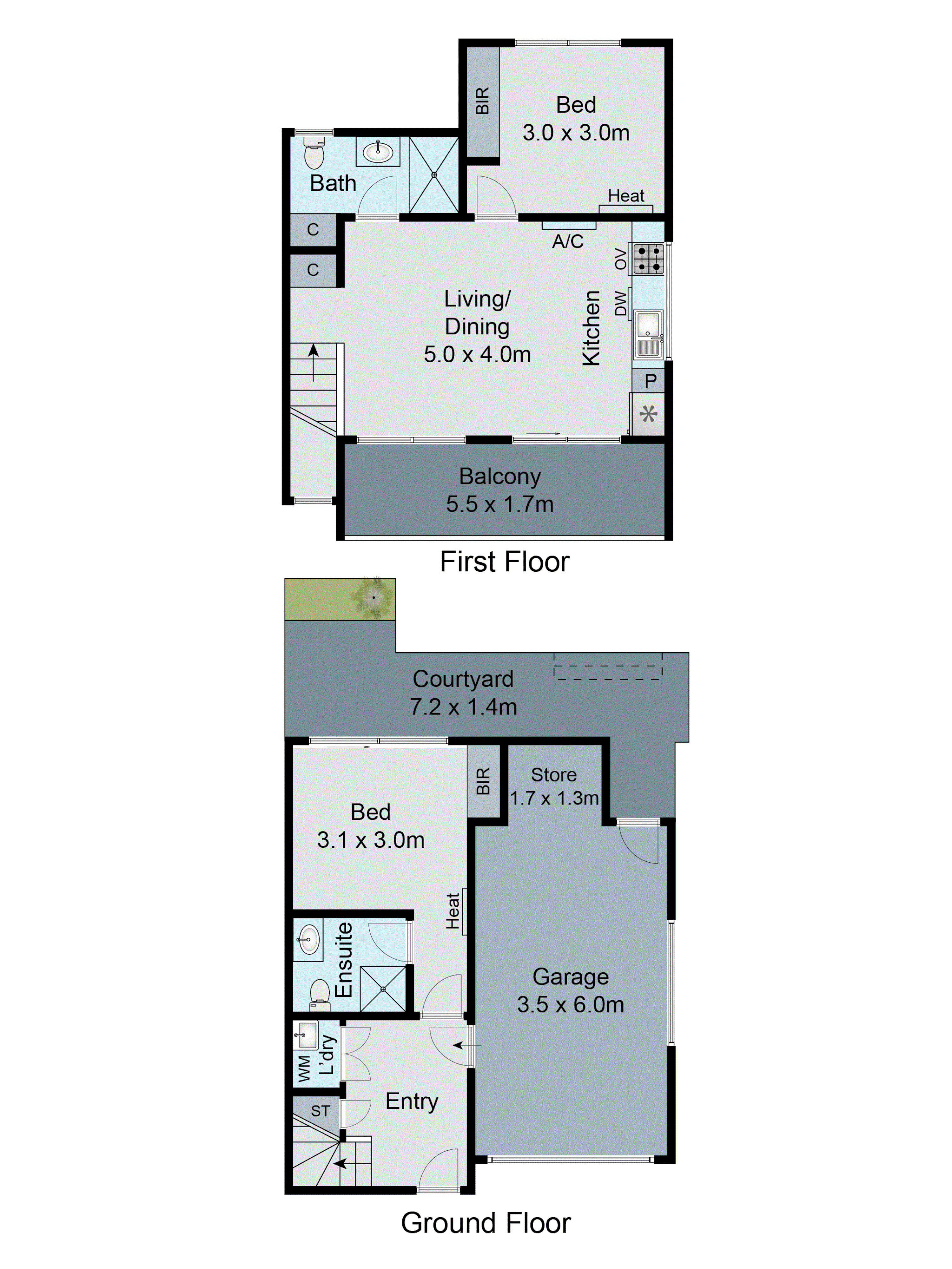 12/22 South Avenue, Bentleigh VIC 3204 - Floorplan