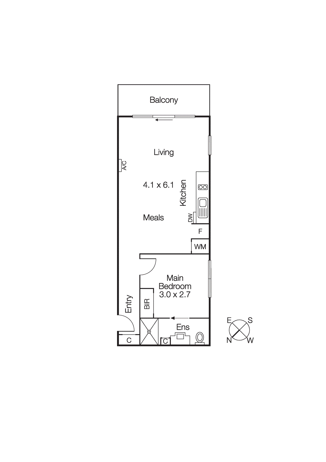 12/23 Irwell Street, St Kilda VIC 3182 - Floorplan
