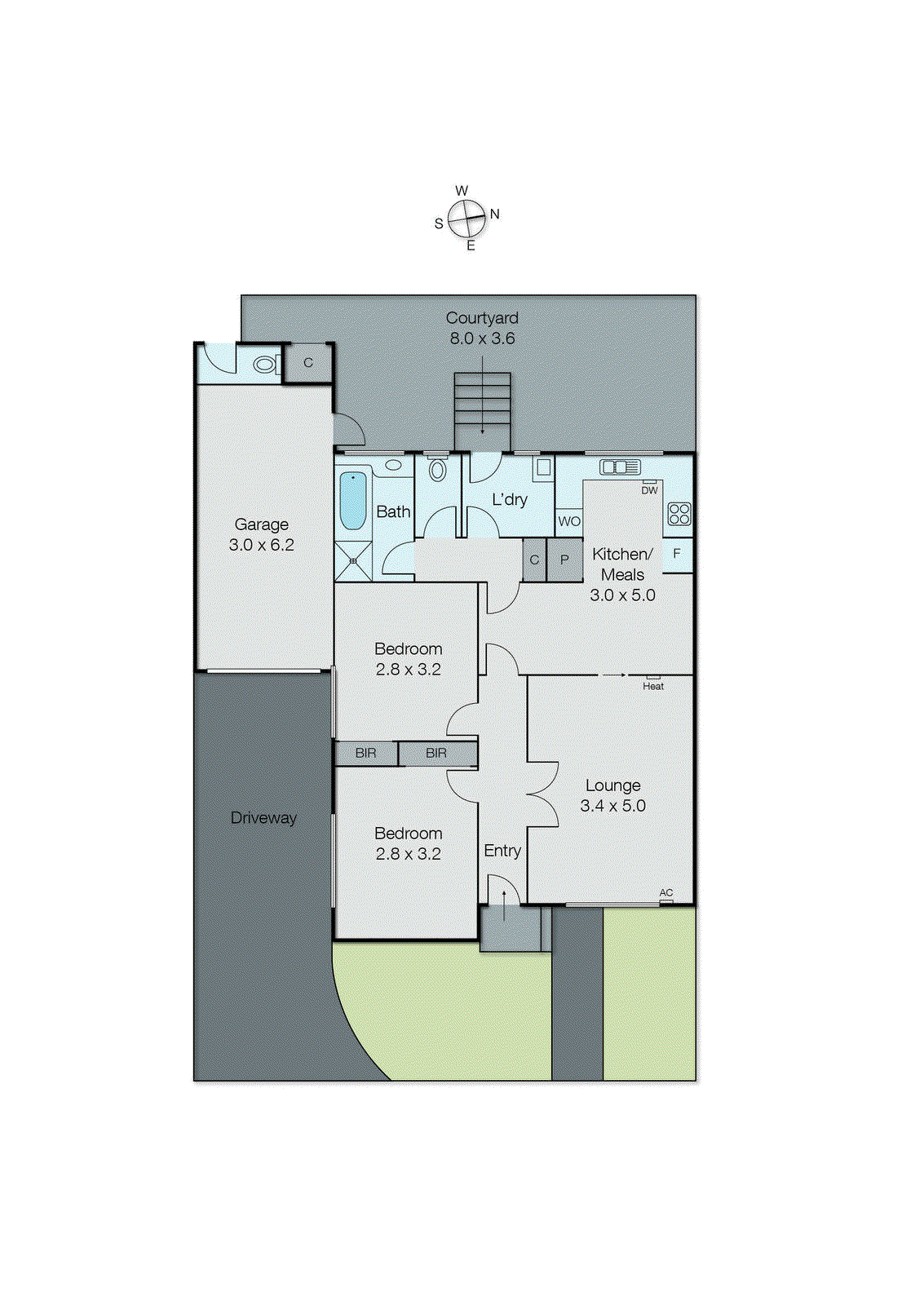 1/223 Thomas Street, Hampton VIC 3188 - Floorplan