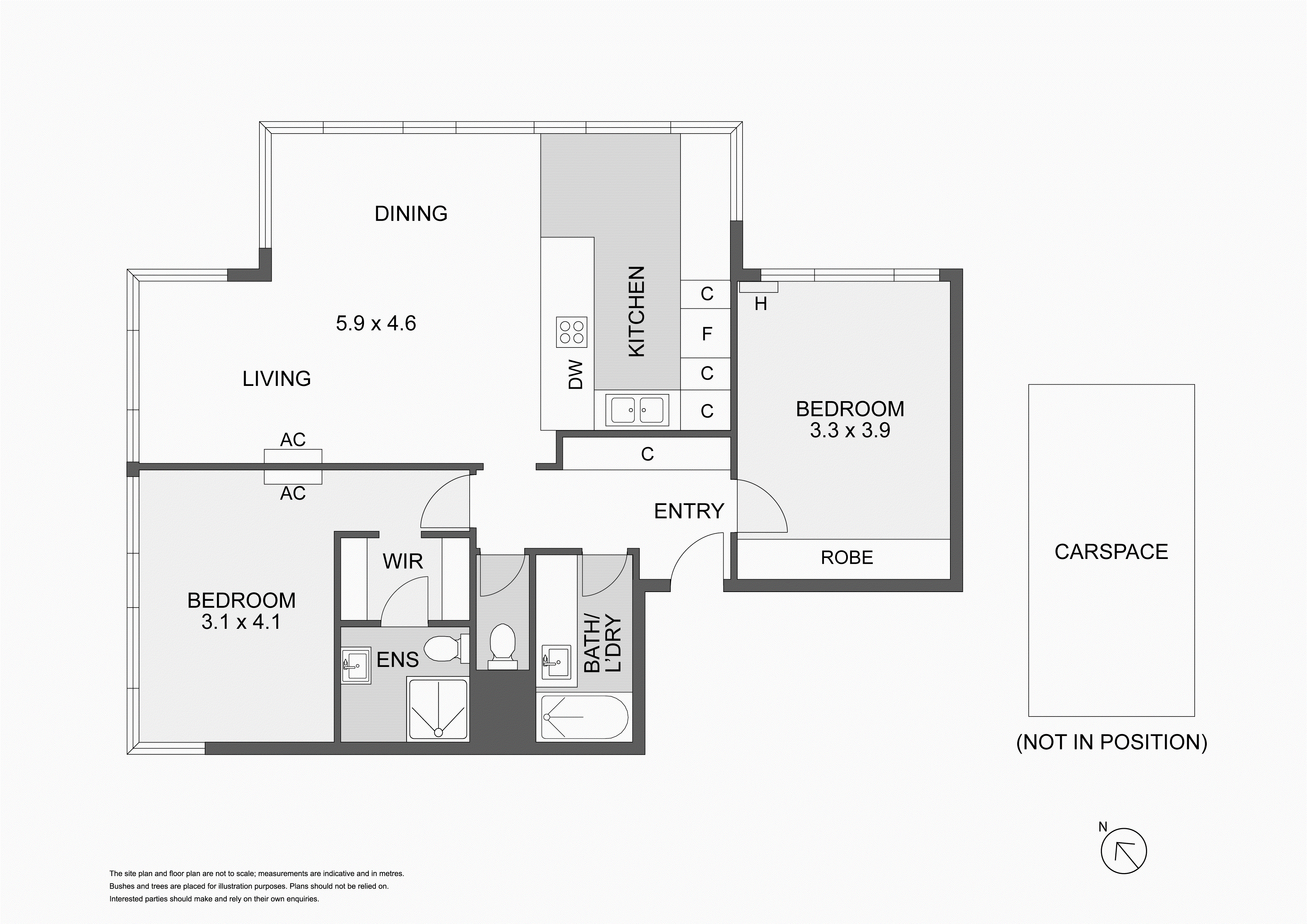 1/225 Beaconsfield Parade, Middle Park VIC 3206 - Floorplan
