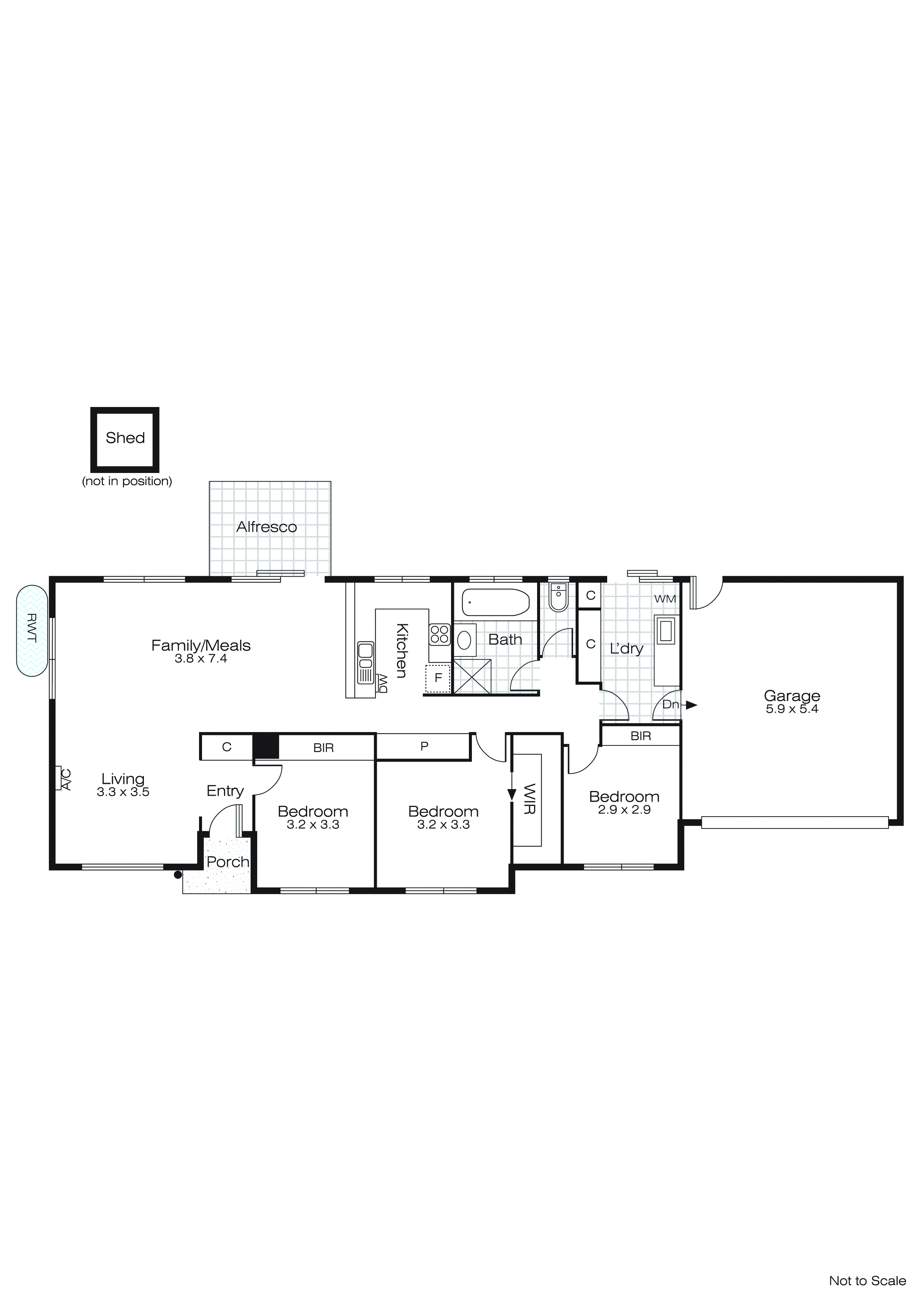 12/274A Humffray Street North, Brown Hill VIC 3350 - Floorplan