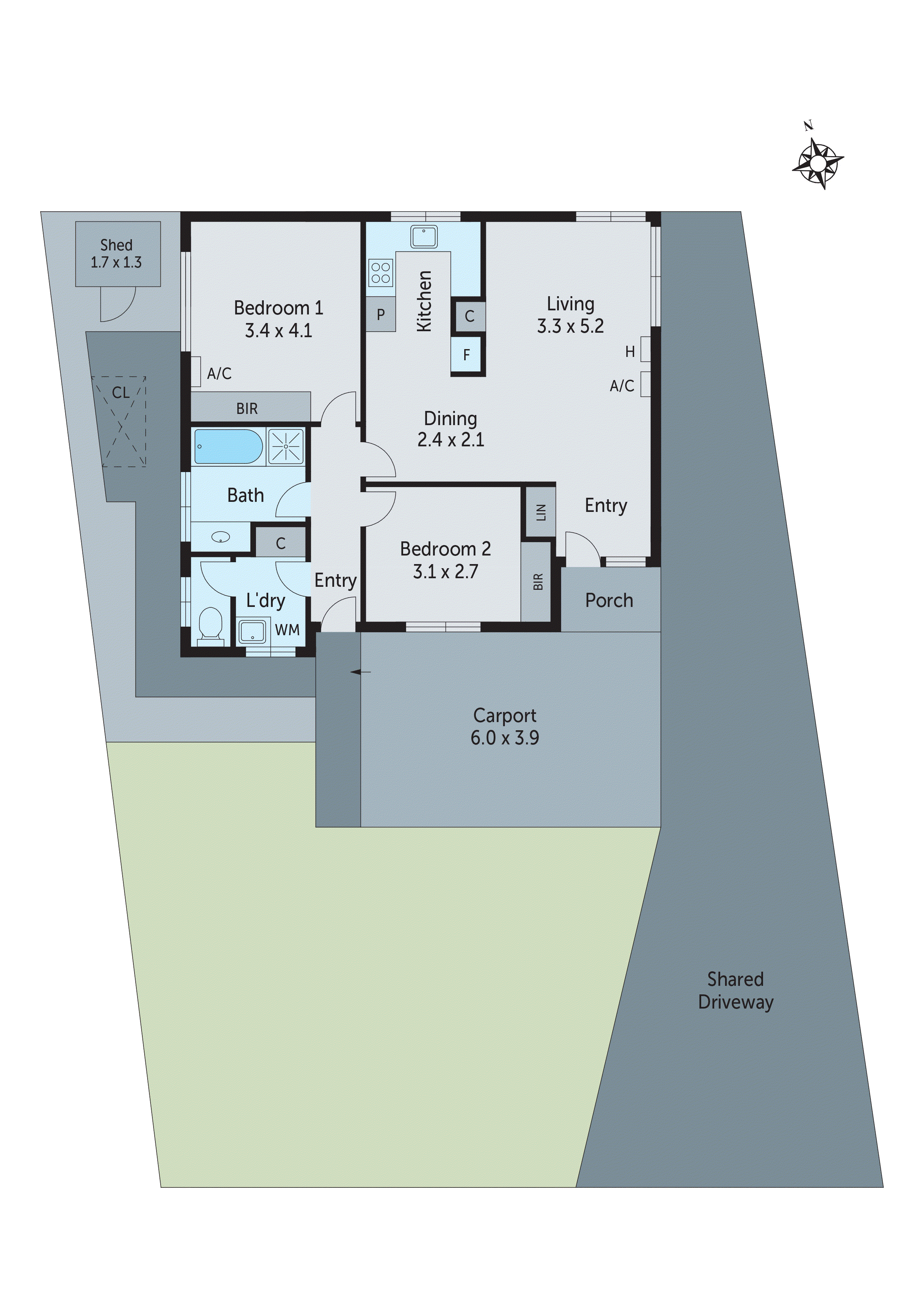 1/228 Roslyn Road, Highton VIC 3216 - Floorplan