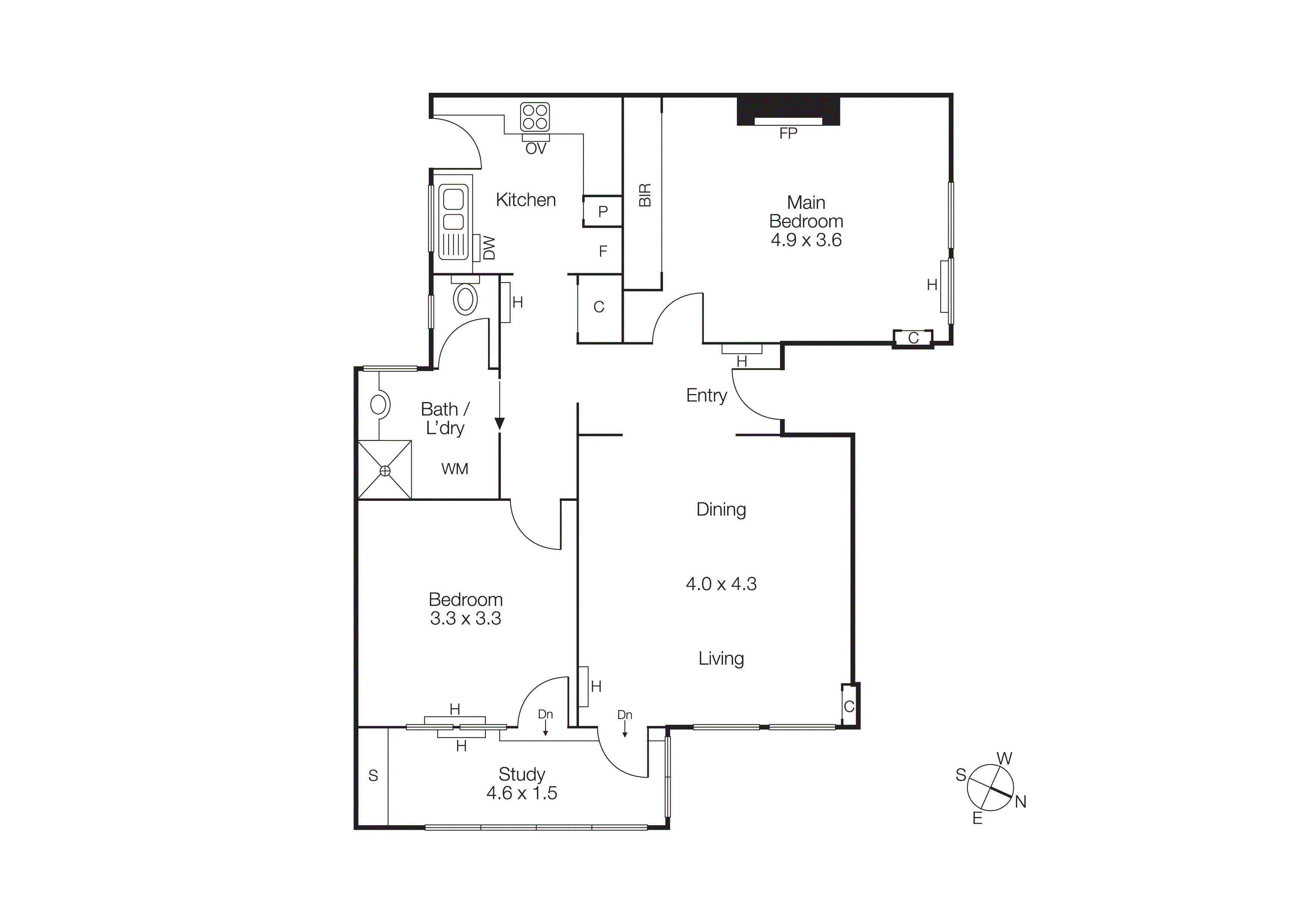 1/229 Brighton Road, Elwood VIC 3184 - Floorplan