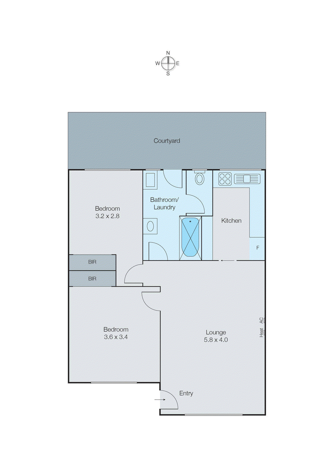 1/23-25 Olive Grove, Mentone VIC 3194 - Floorplan