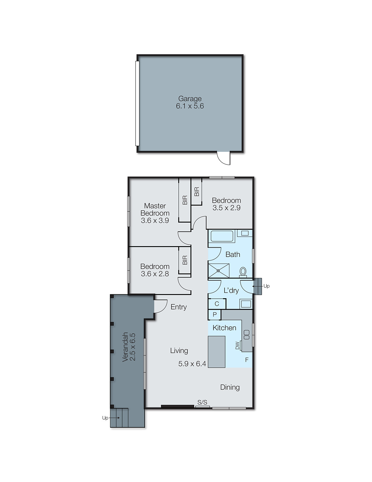 1/23 Byron Street, Clayton South VIC 3169 - Floorplan