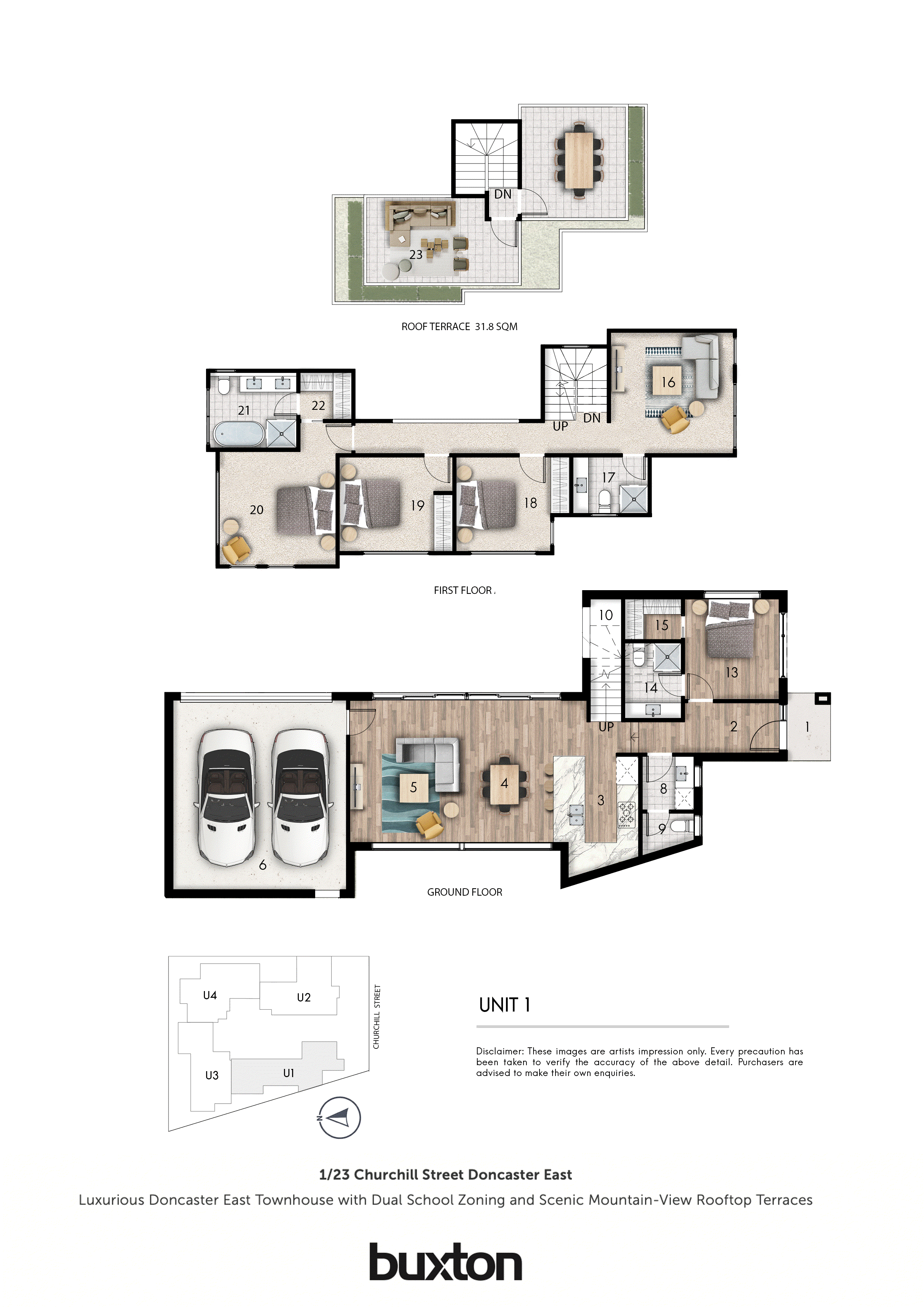 1/23 Churchill Street, Doncaster East VIC 3109 - Floorplan