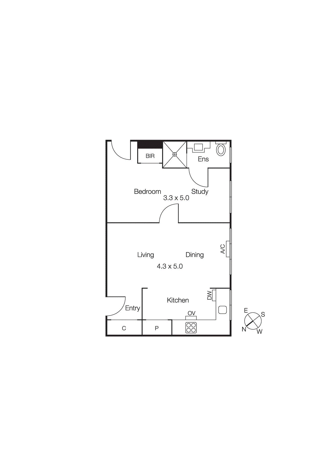 12/3 Cowderoy Street, St Kilda West VIC 3182 - Floorplan