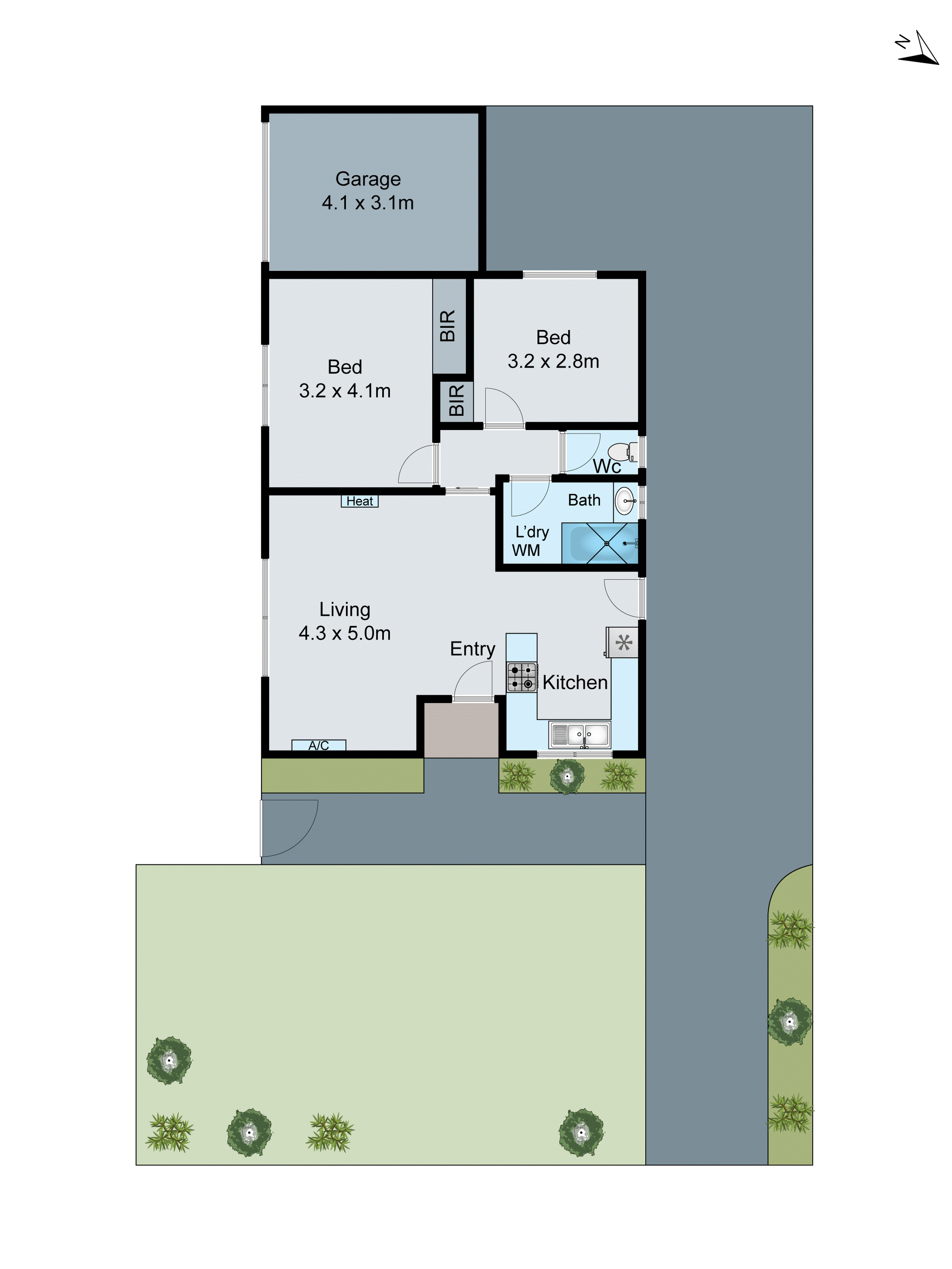 1/23 Elder Street, Clarinda VIC 3169 - Floorplan