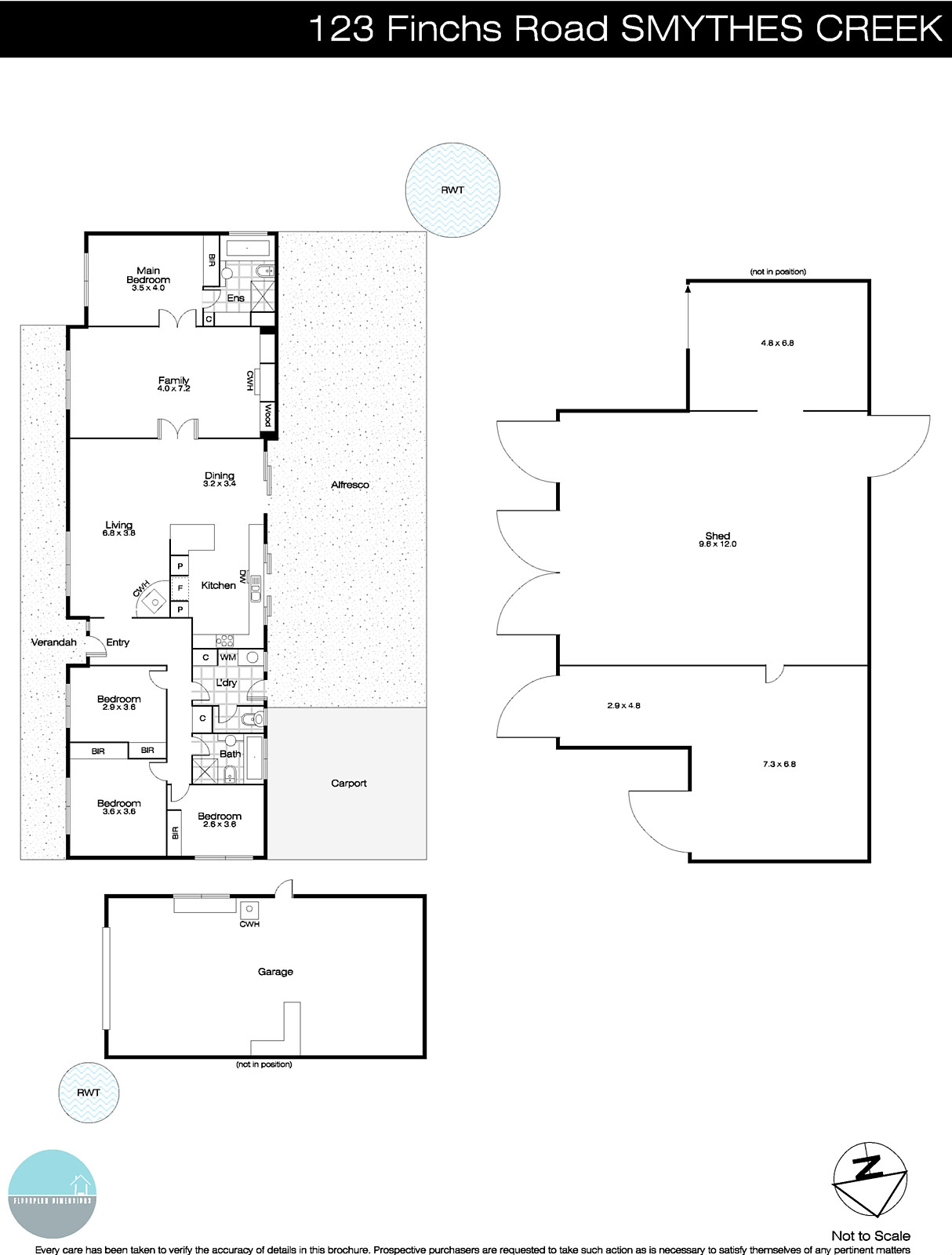 123 Finchs Road, Smythes Creek VIC 3351 - Floorplan