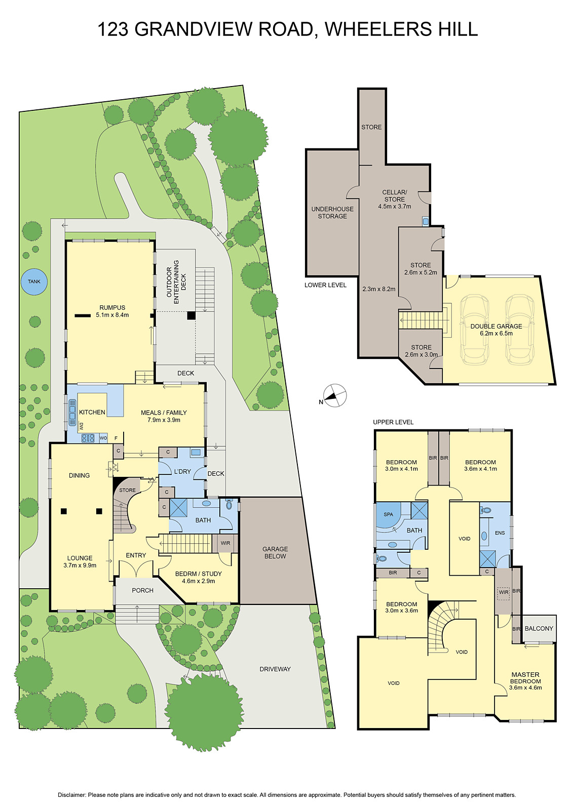 123 Grandview Road, Wheelers Hill VIC 3150 - Floorplan