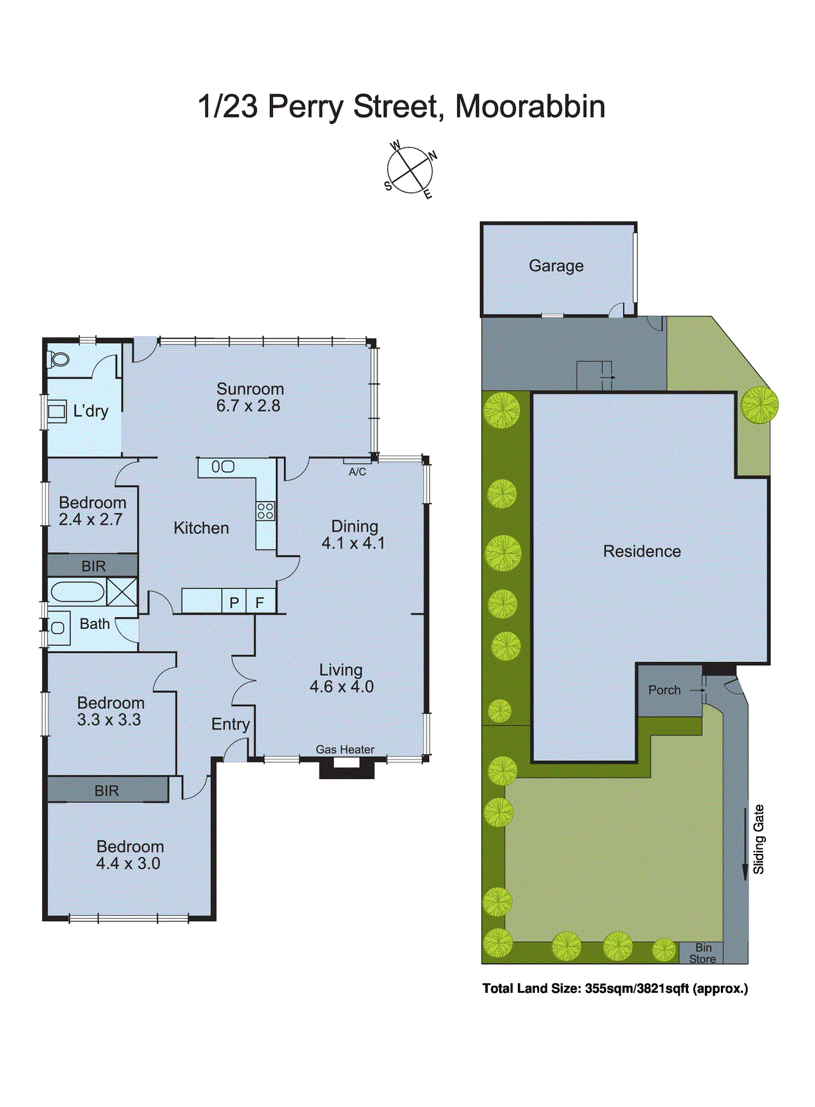 1/23 Perry Street, Moorabbin VIC 3189 - Floorplan